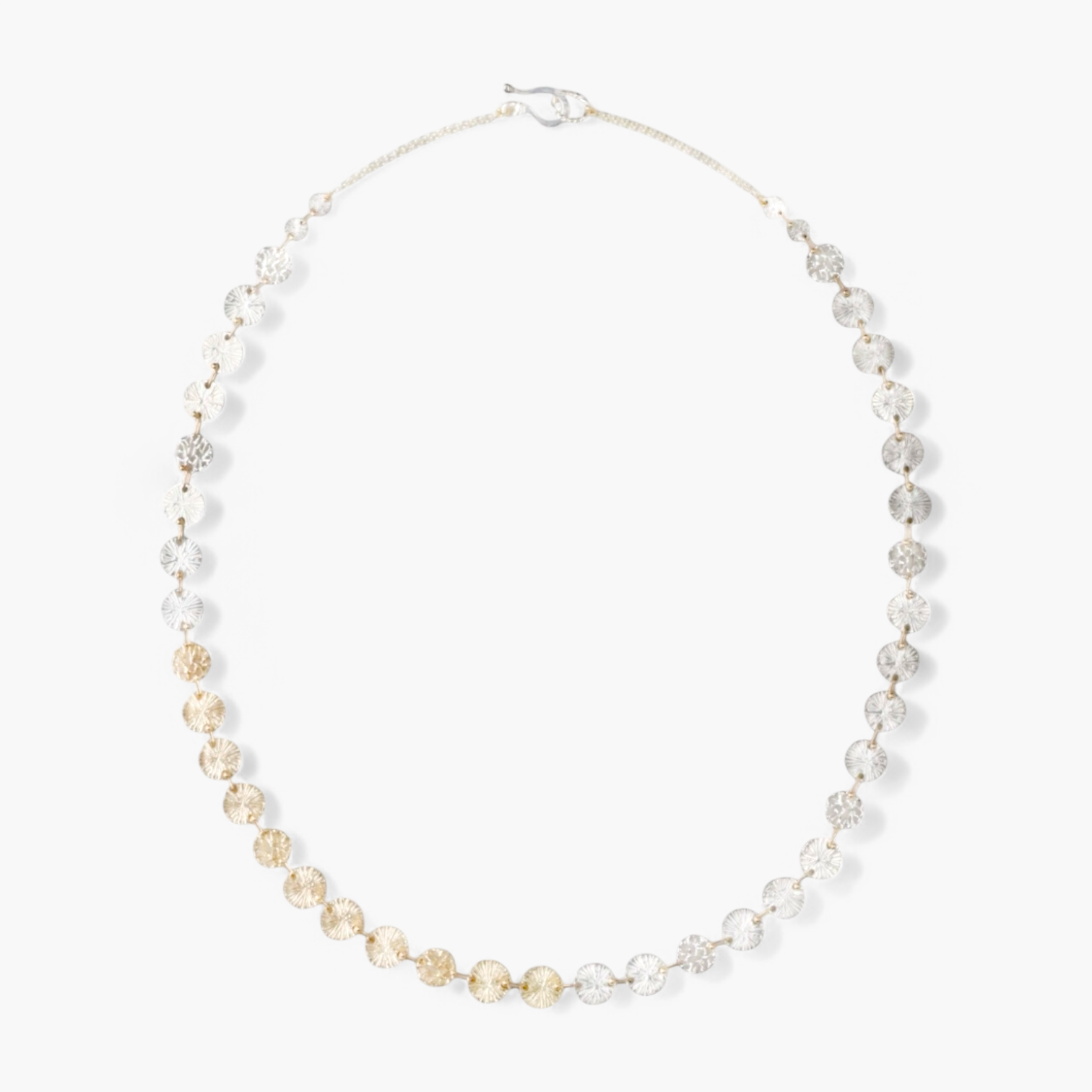 【受注生産】アリウム ネックレス/シルバー K10ピンクゴールド