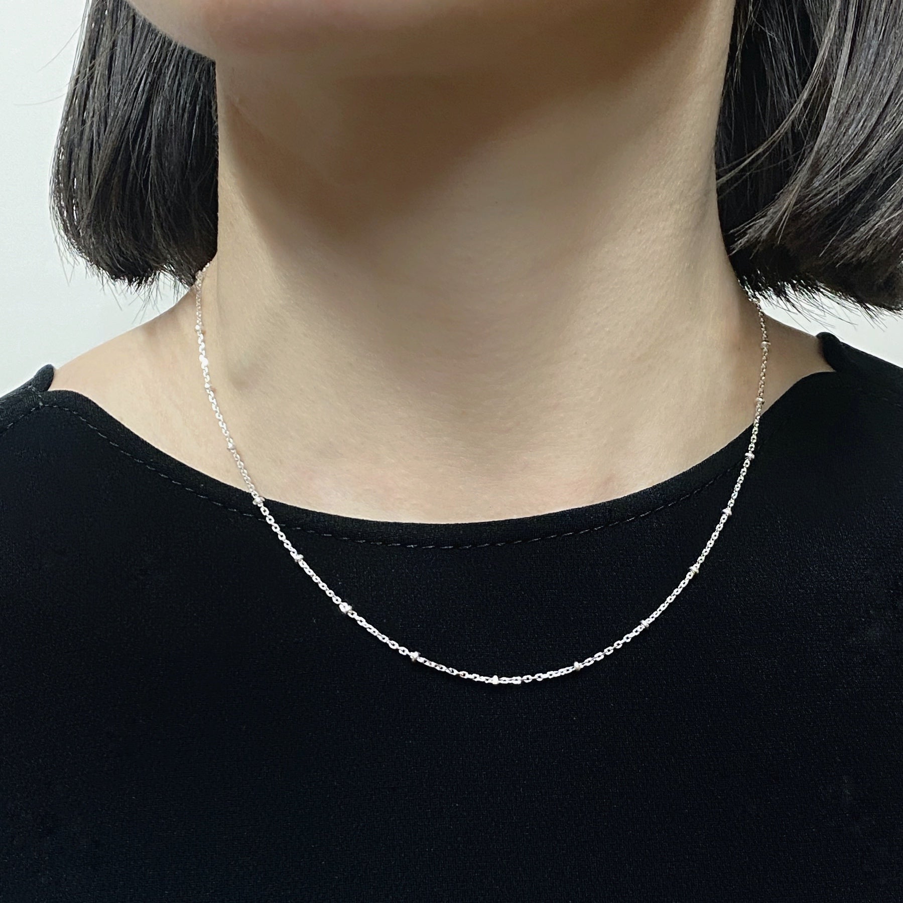 チェーンネックレス/シルバー