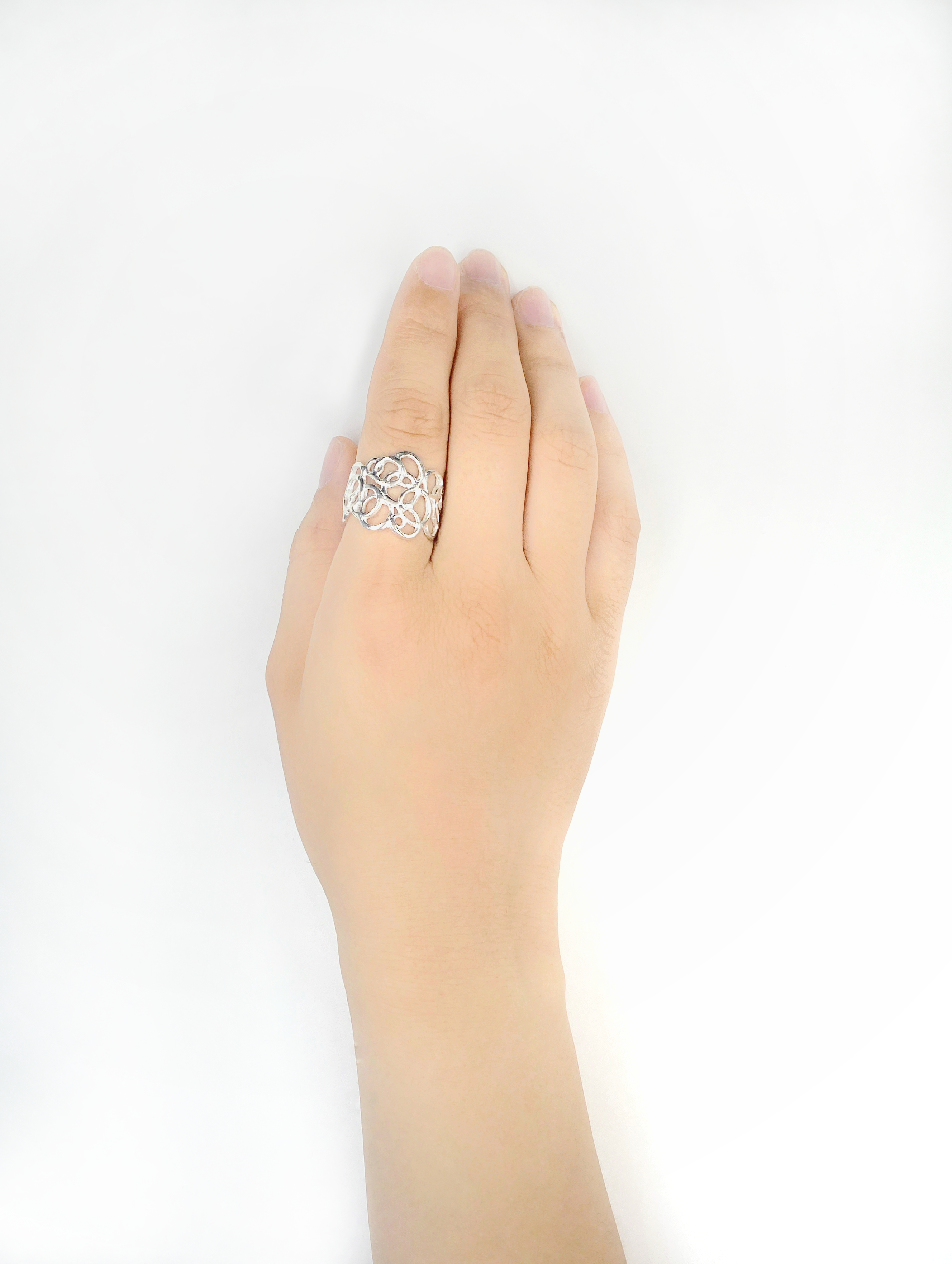 スパングル リング L/シルバー