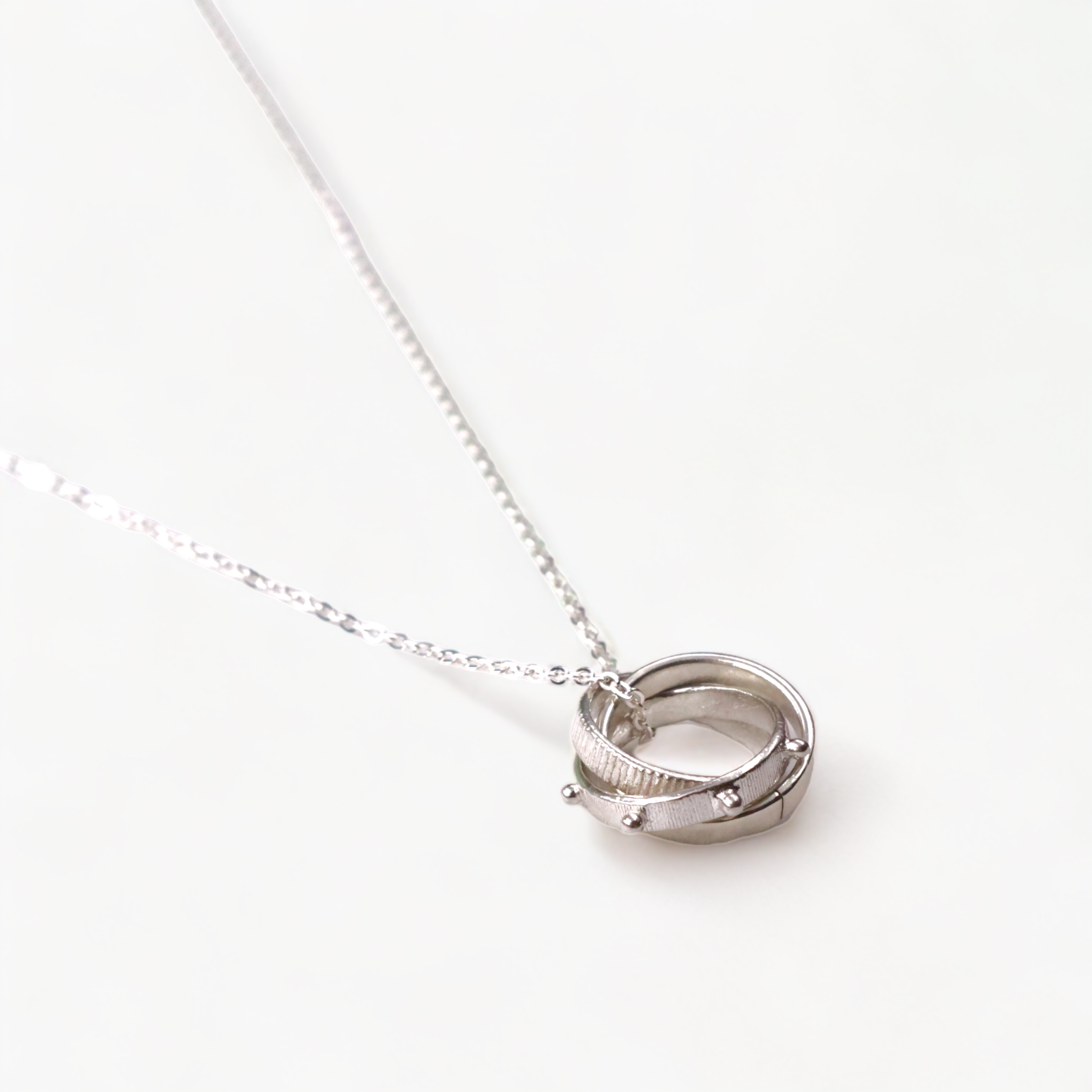 ドット ネックレス/シルバー