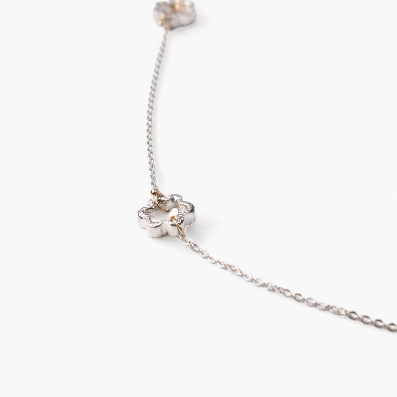 ミニ ミモザ ネックレス60/シルバー