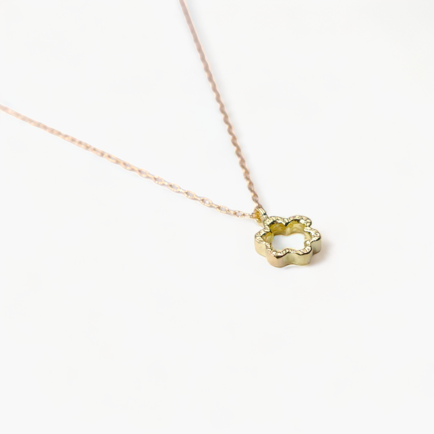 ミニ ミモザ ネックレス/K18イエローゴールド