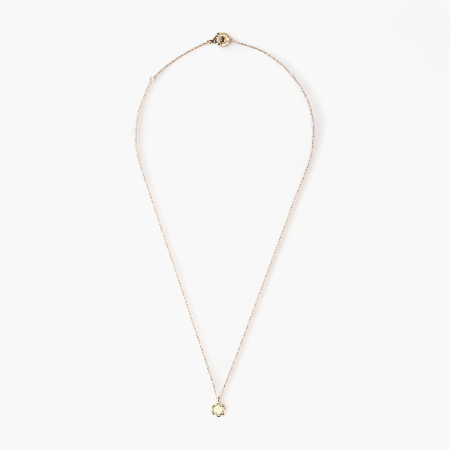 ミニ ミモザ ネックレス/K18イエローゴールド