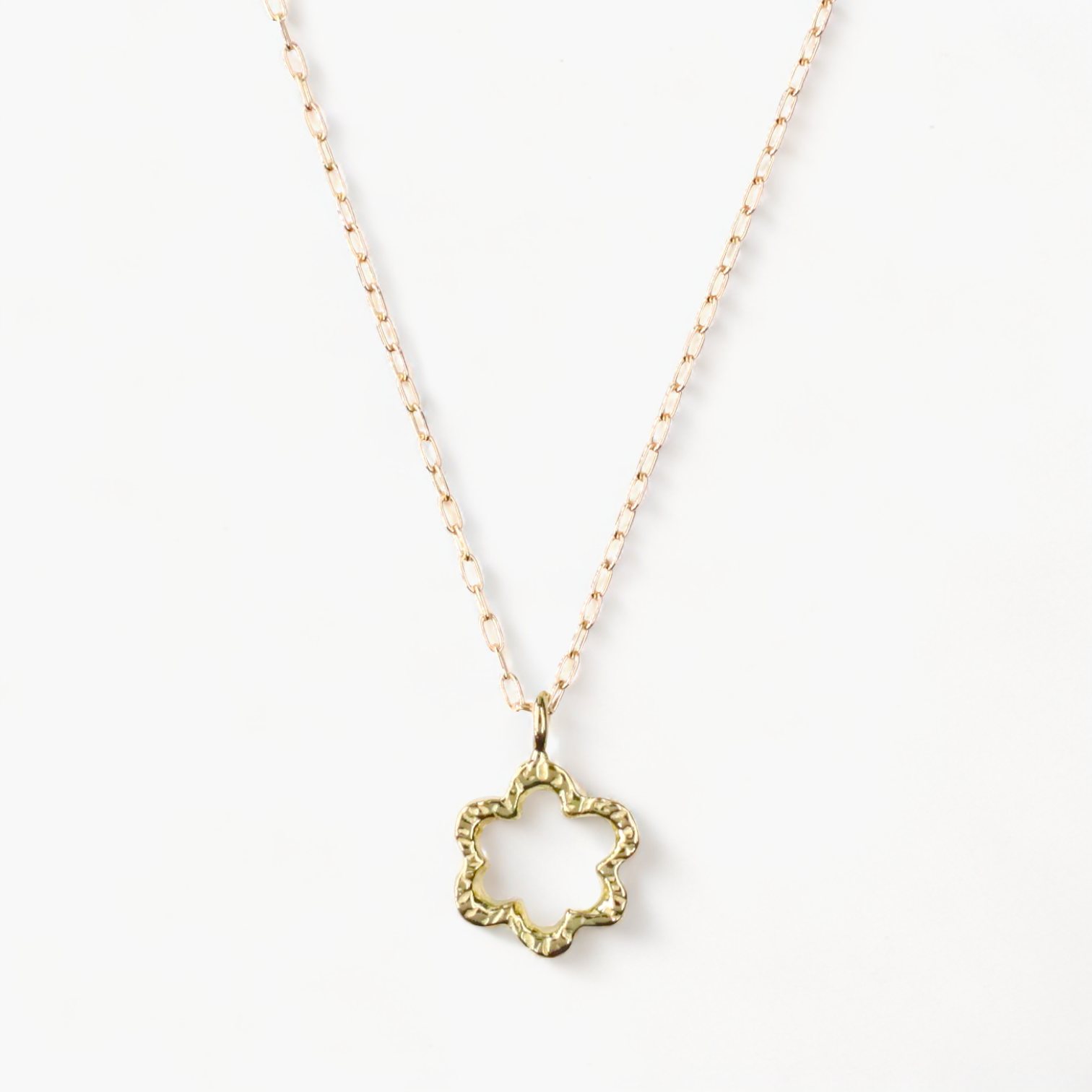 ミニ ミモザ ネックレス/K18イエローゴールド