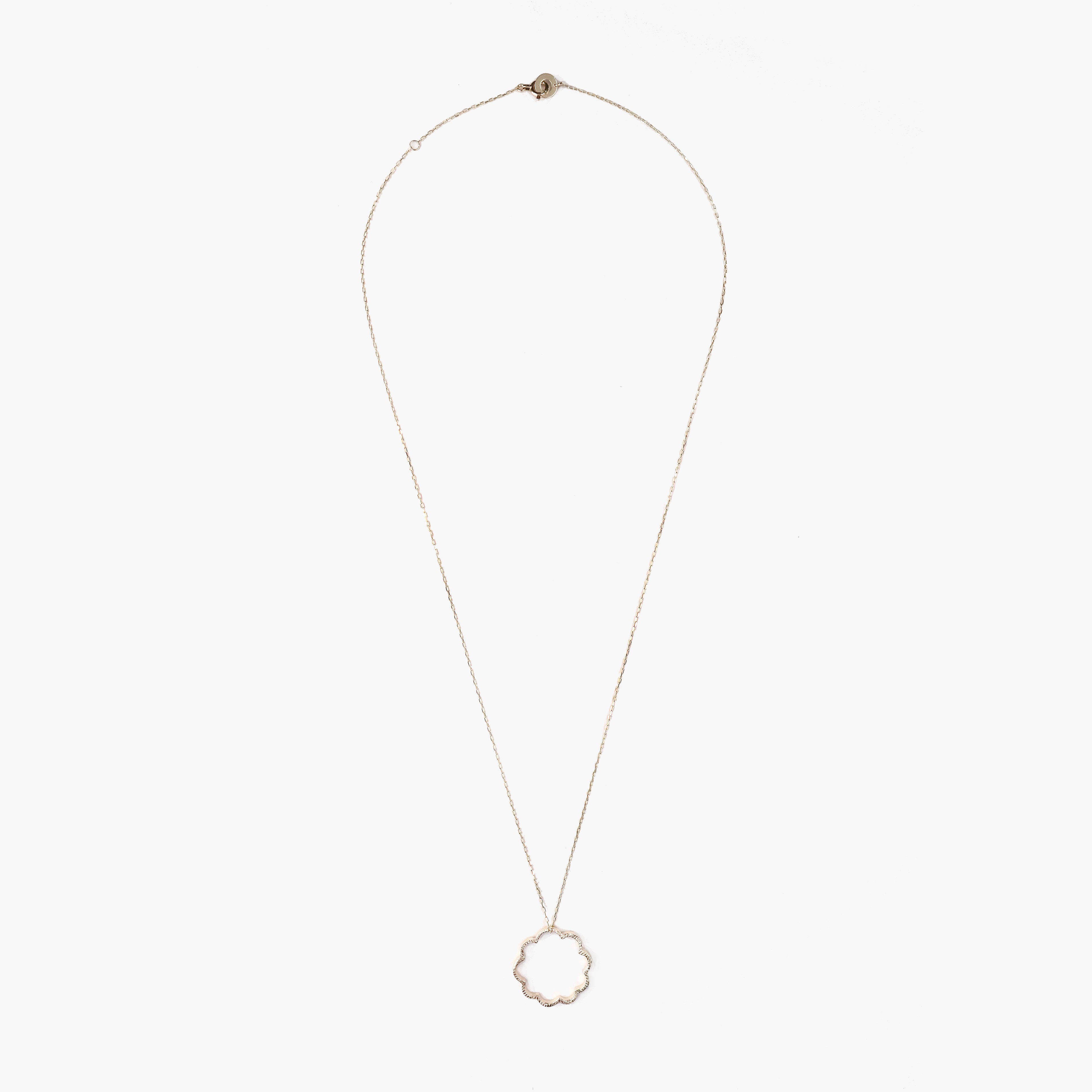 ミモザ ネックレス M/K10 ピンクゴールド