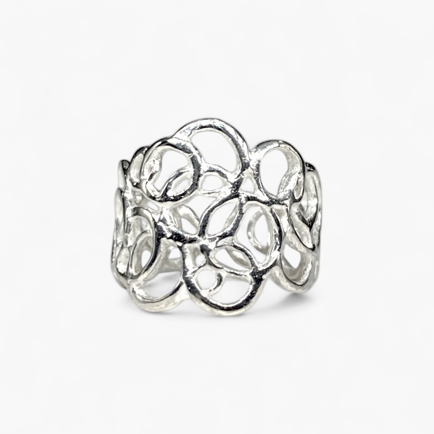 スパングル リング L/シルバー