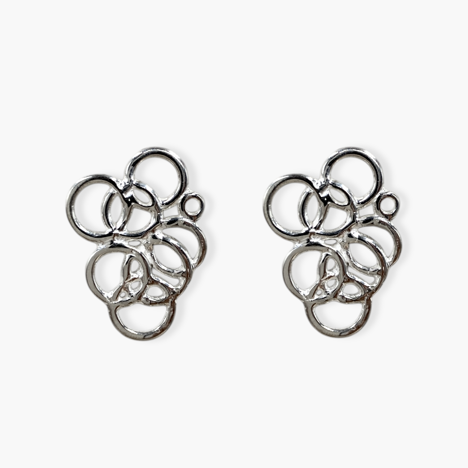 スパングル ピアス L/シルバー