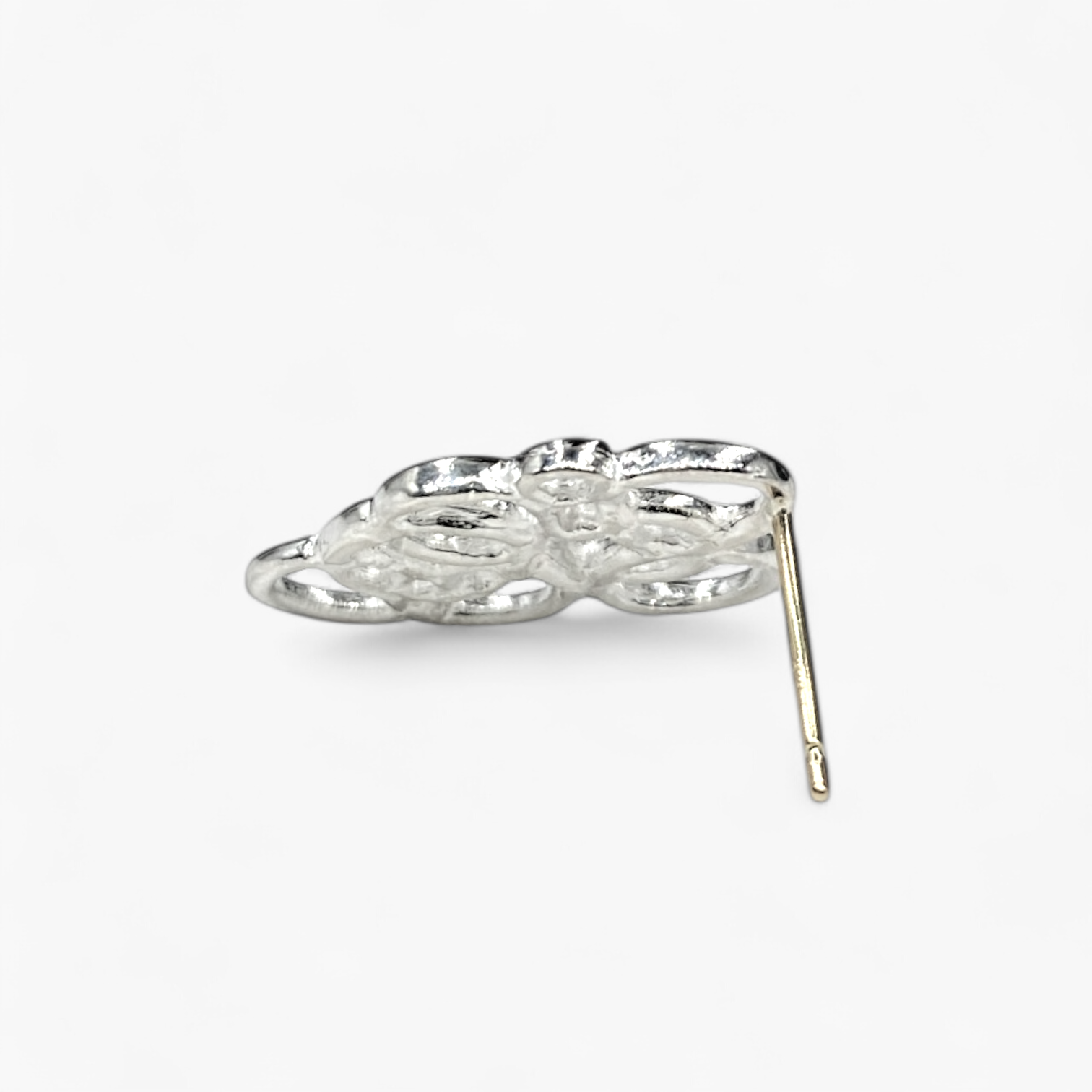 スパングル ピアス L/シルバー