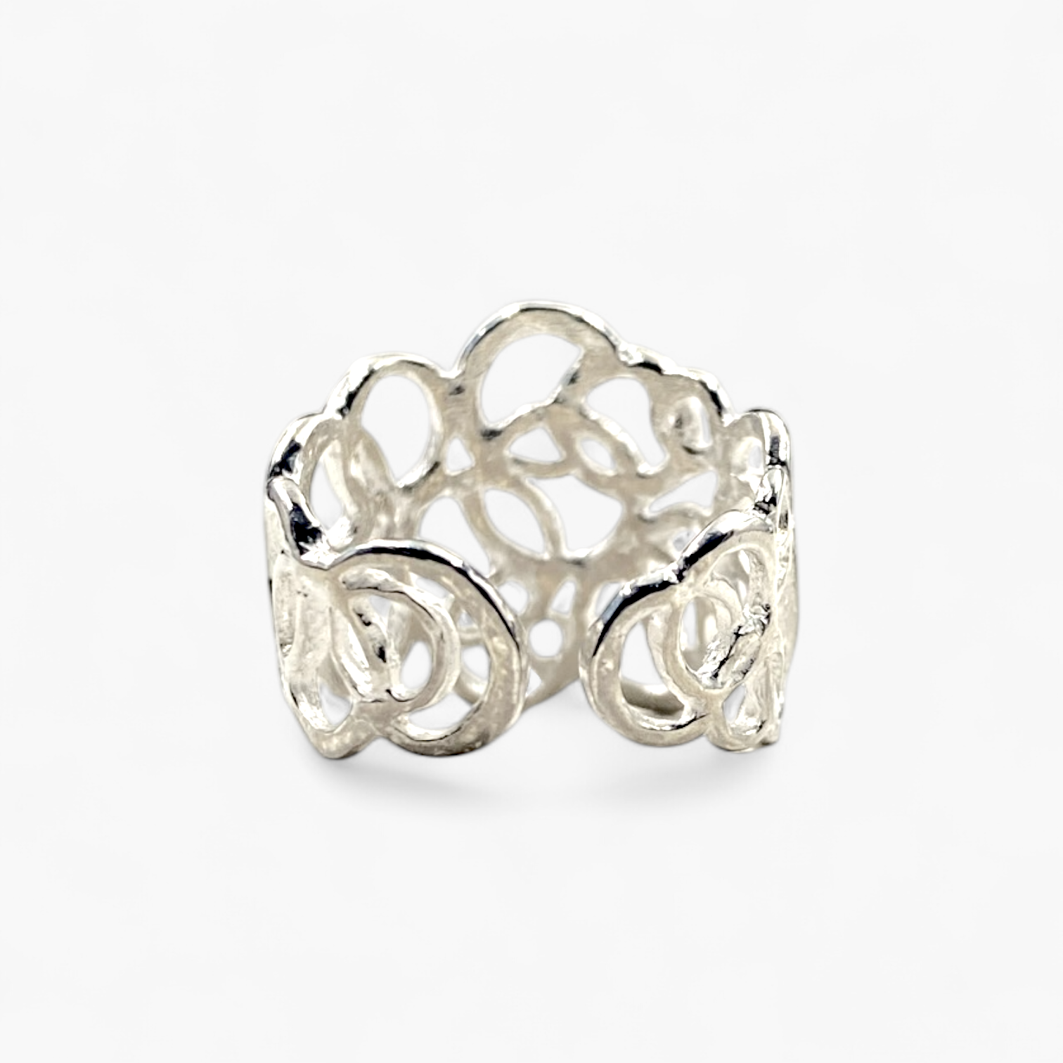 スパングル リング L/シルバー