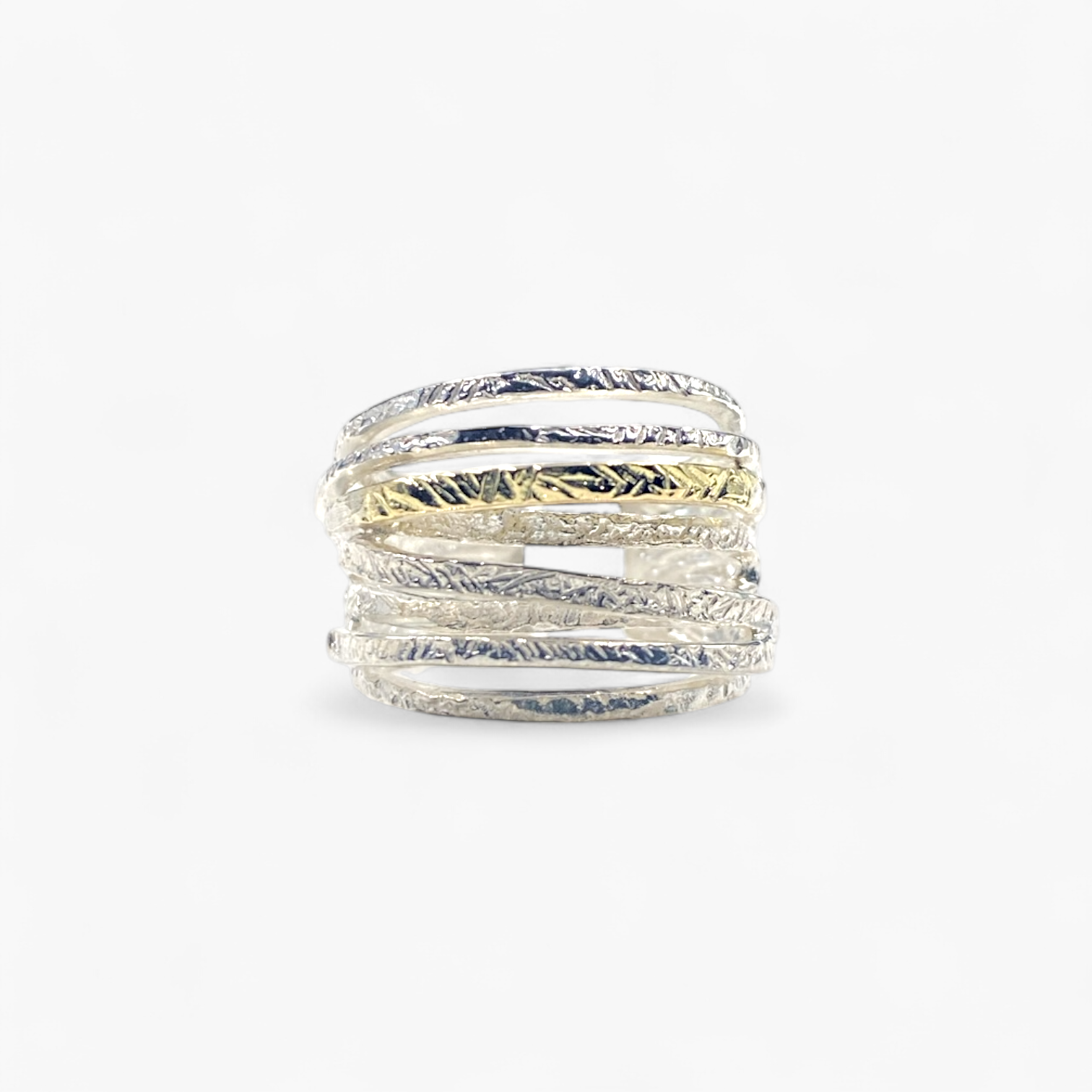 helix ring/silver