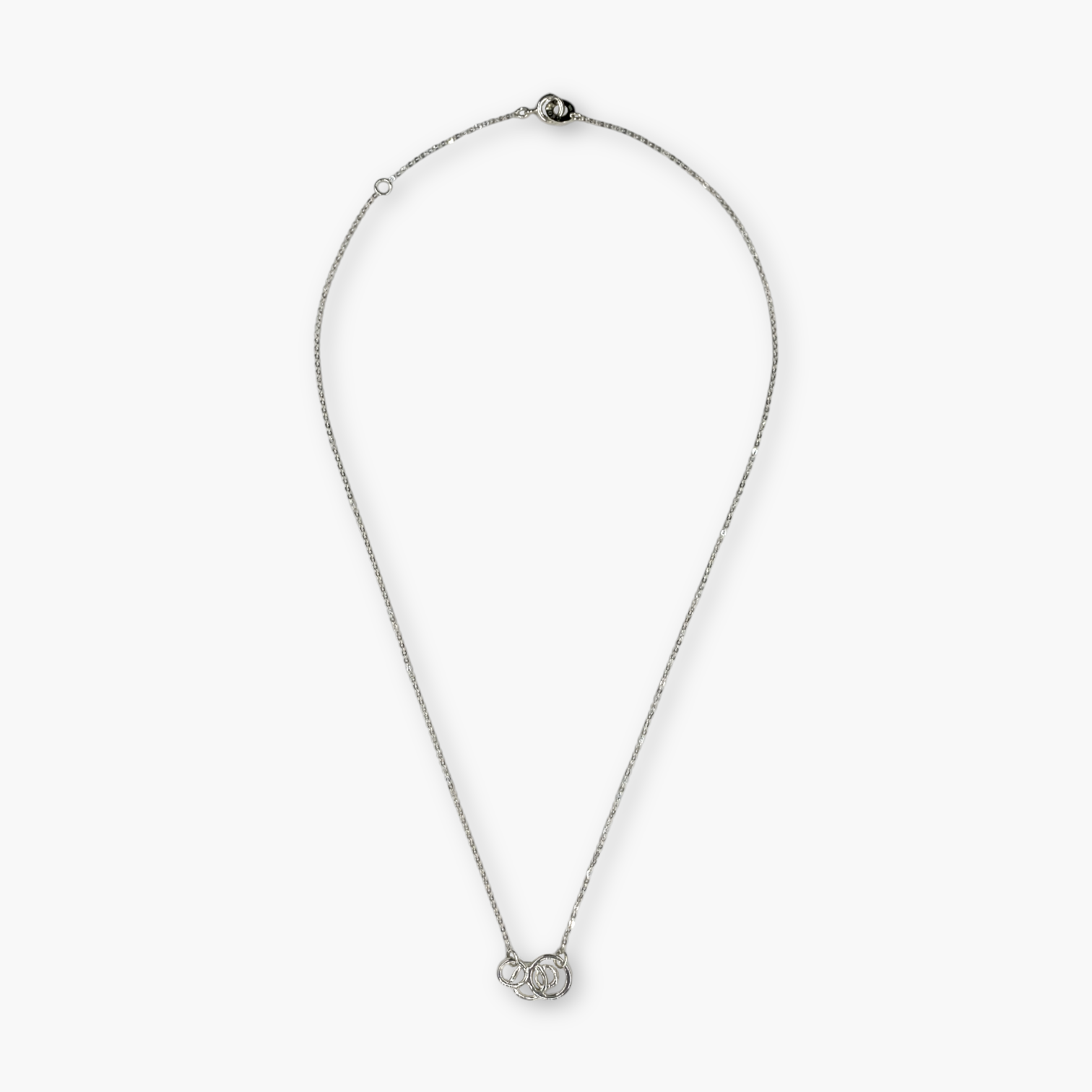 スパングル ネックレス S/シルバー