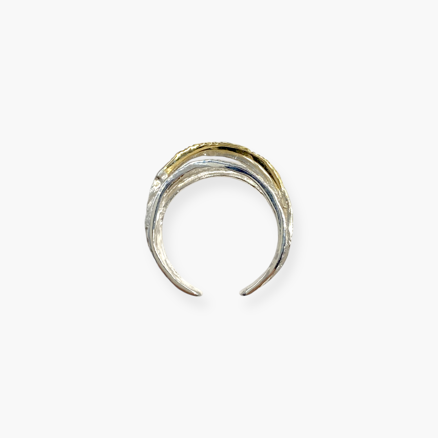 helix ring/silver