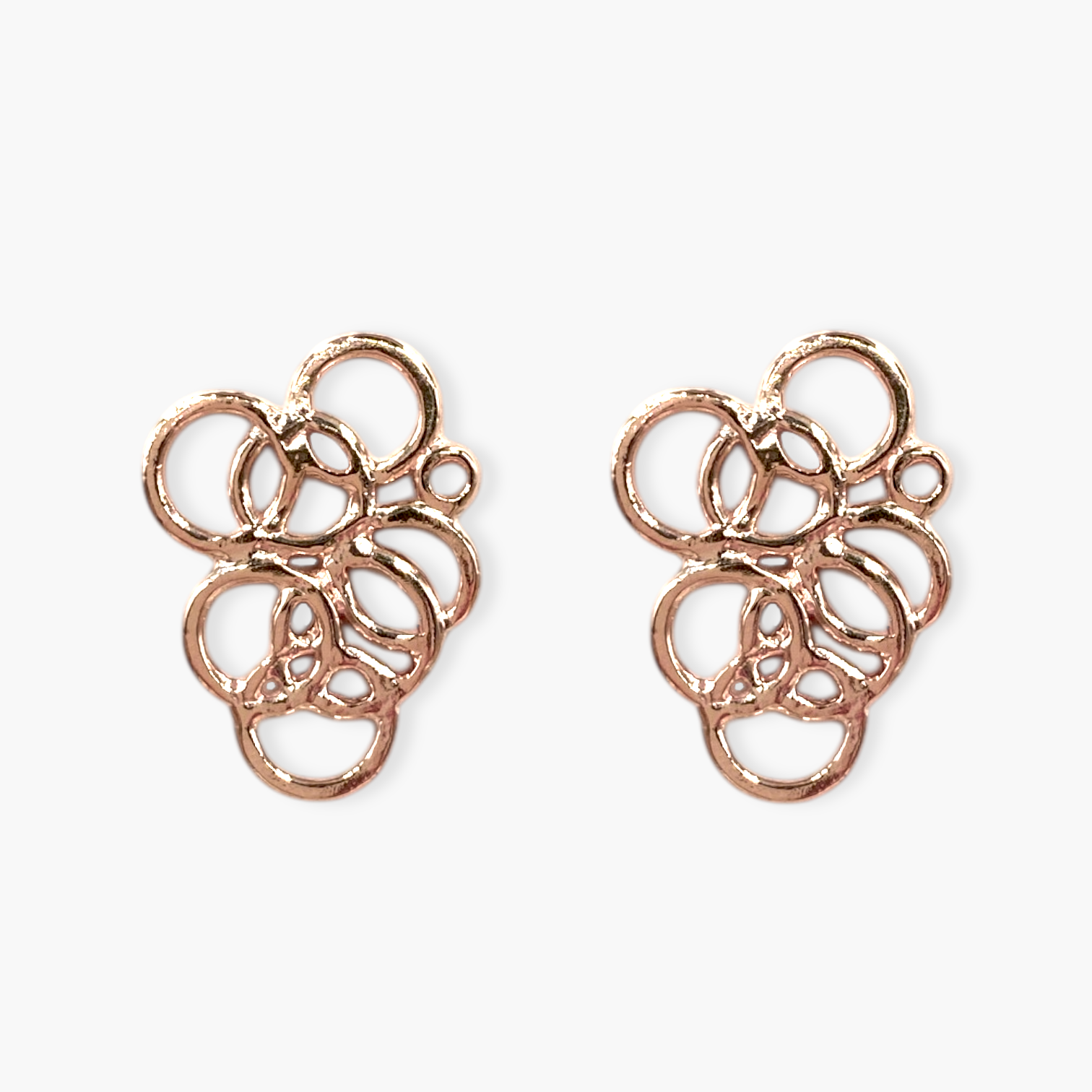 【受注生産】スパングル ピアス L/K10ピンクゴールド