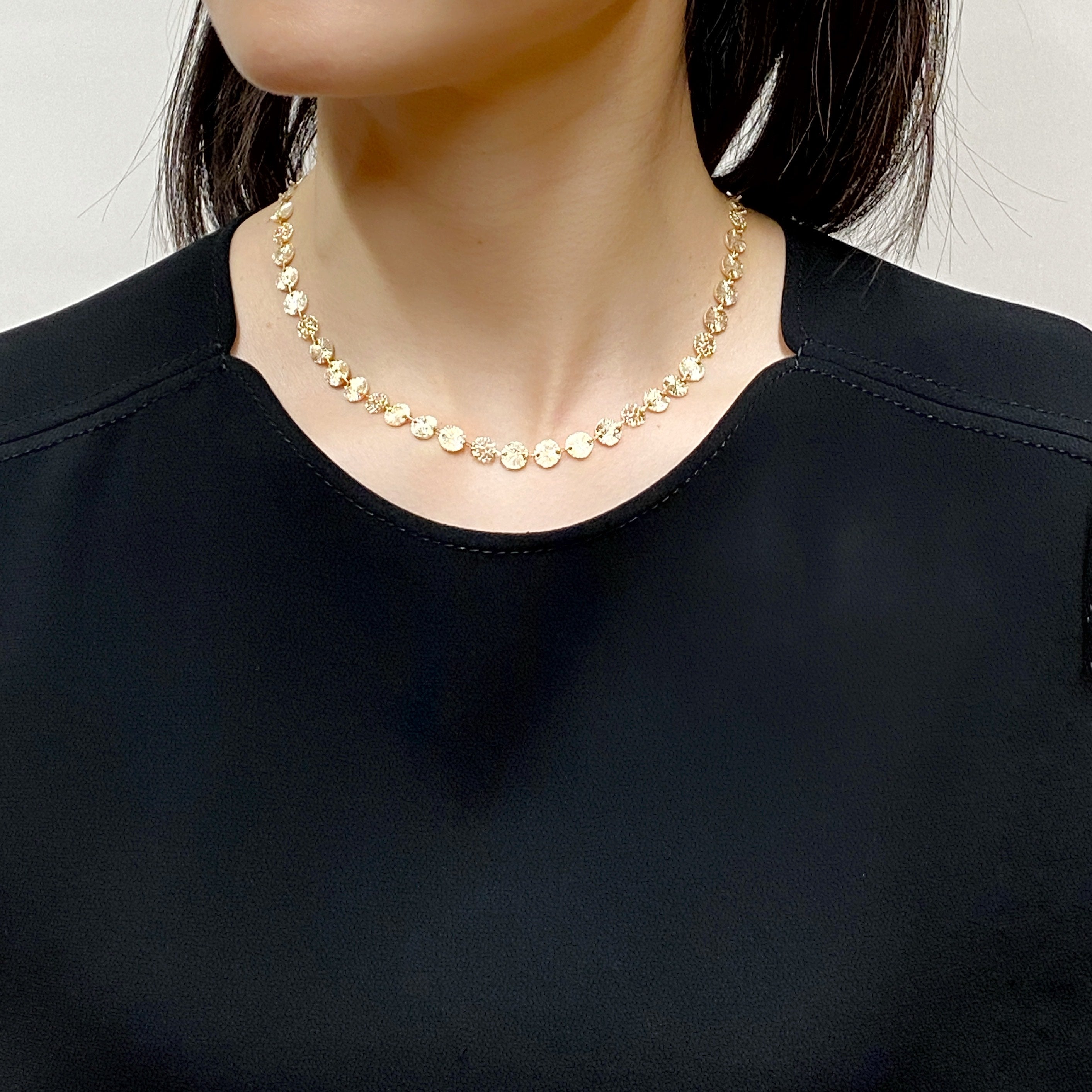 【受注生産】アリウム ネックレス/K10ピンクゴールド