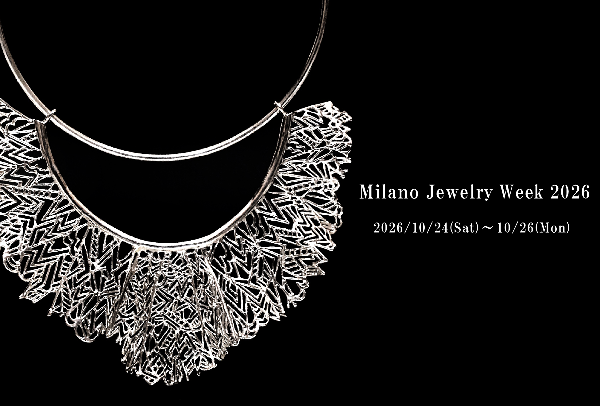 Milano Jewelry Week 2026 出展のお知らせ