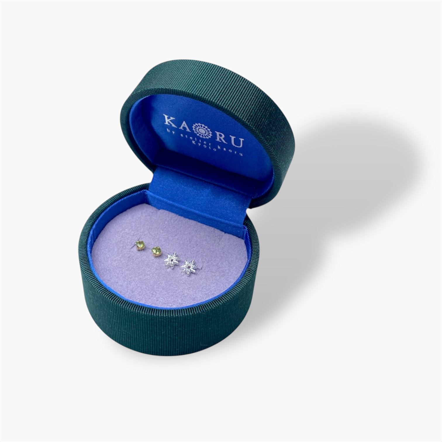 【BOX付 限定セットピアス3(ルビー)】スペクトラム ピアス／シルバー K10イエローゴールド ルビー