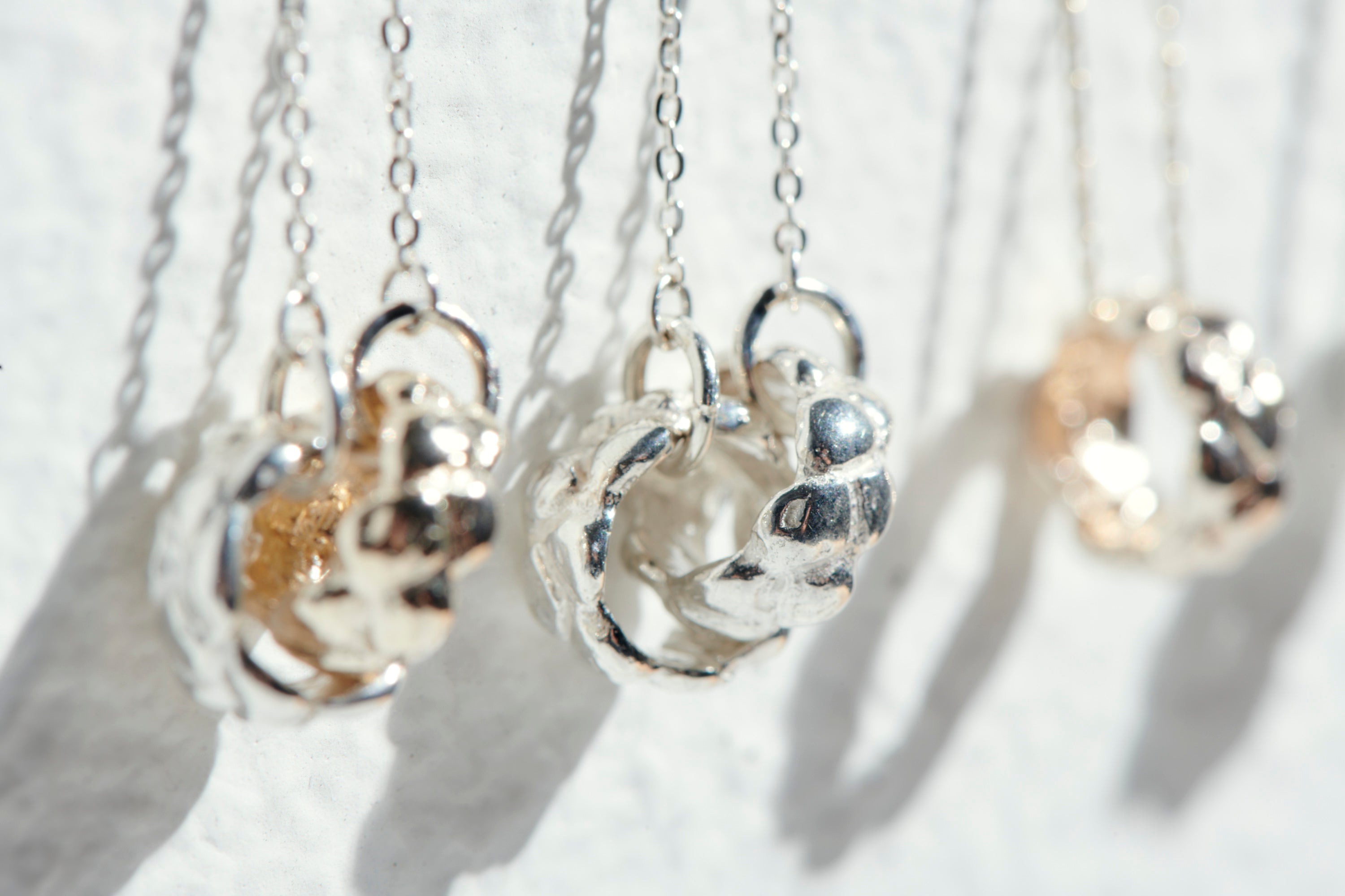 Crossing Necklace L/Silver