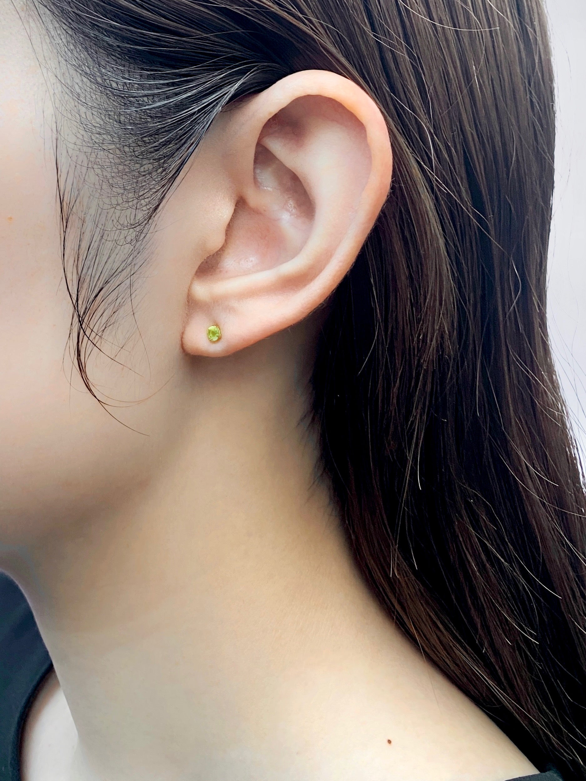 スペクトラム ピアス／K10イエローゴールド ペリドット