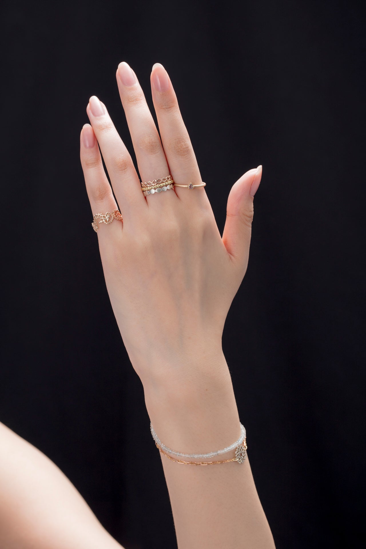 スワトウ リング／K10 ピンクゴールド