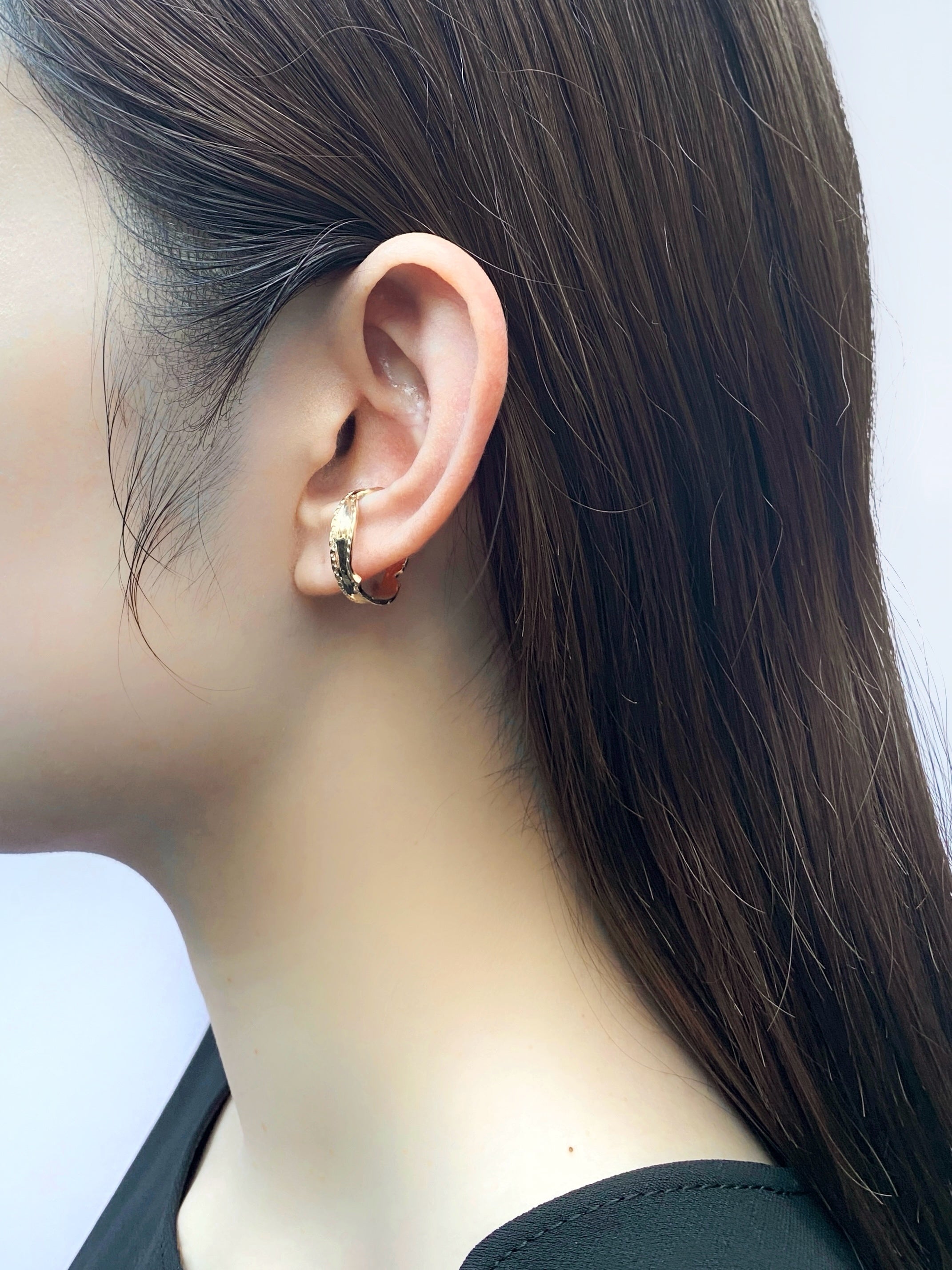 ソラリス イヤーカフ L／K10ピンクゴールド