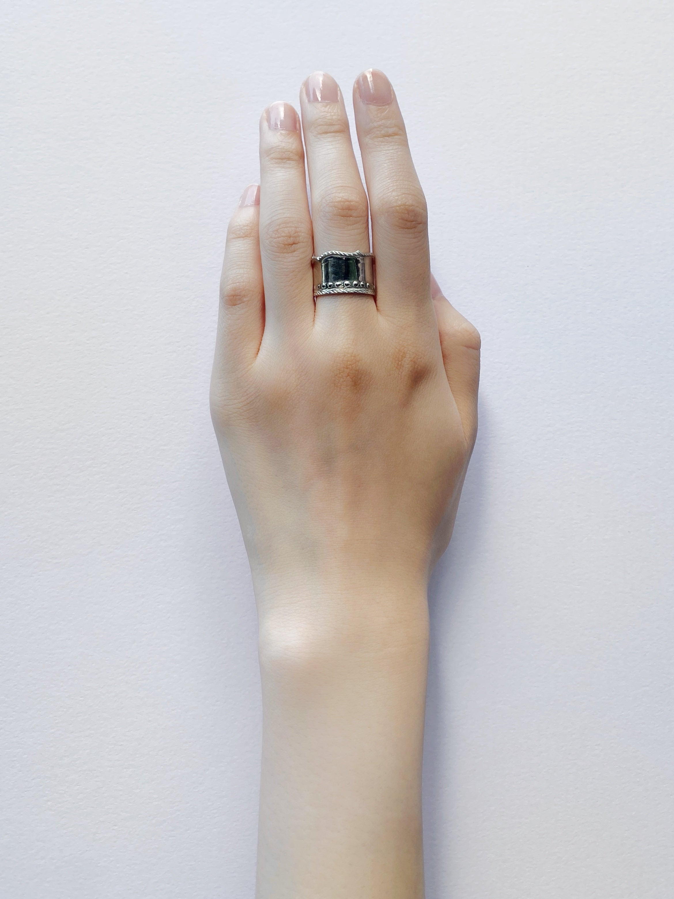 ソラリス リング L／シルバー