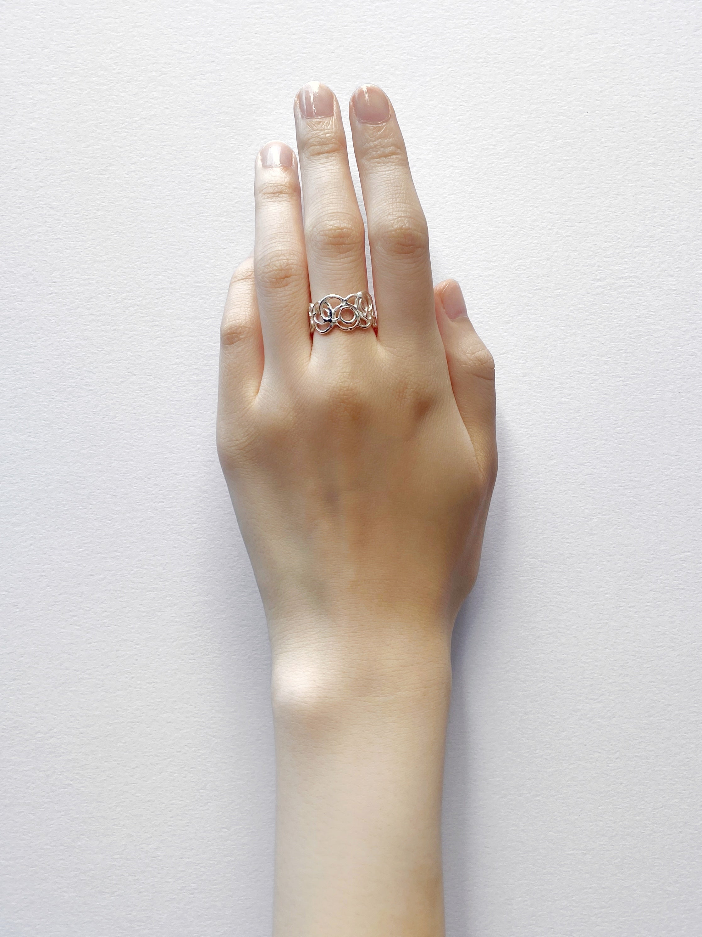 スパングル リング S／シルバー