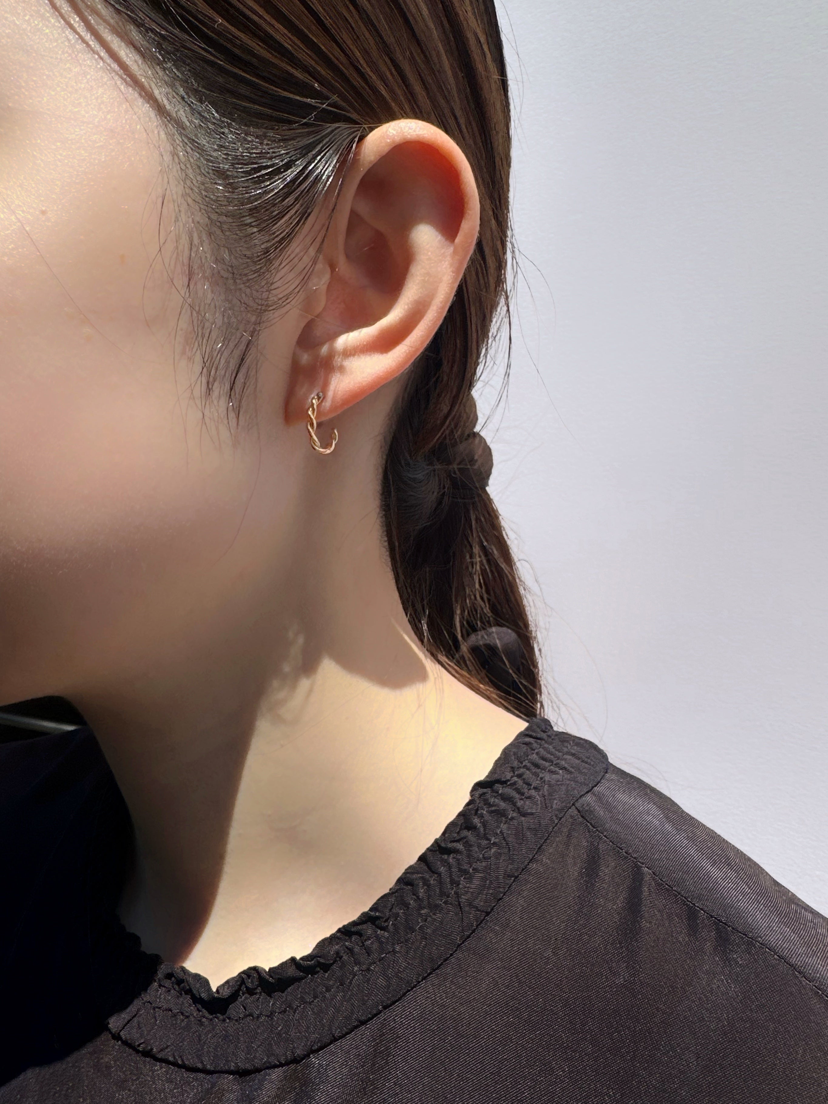 セラヴィ ピアス S／K10ピンクゴールド