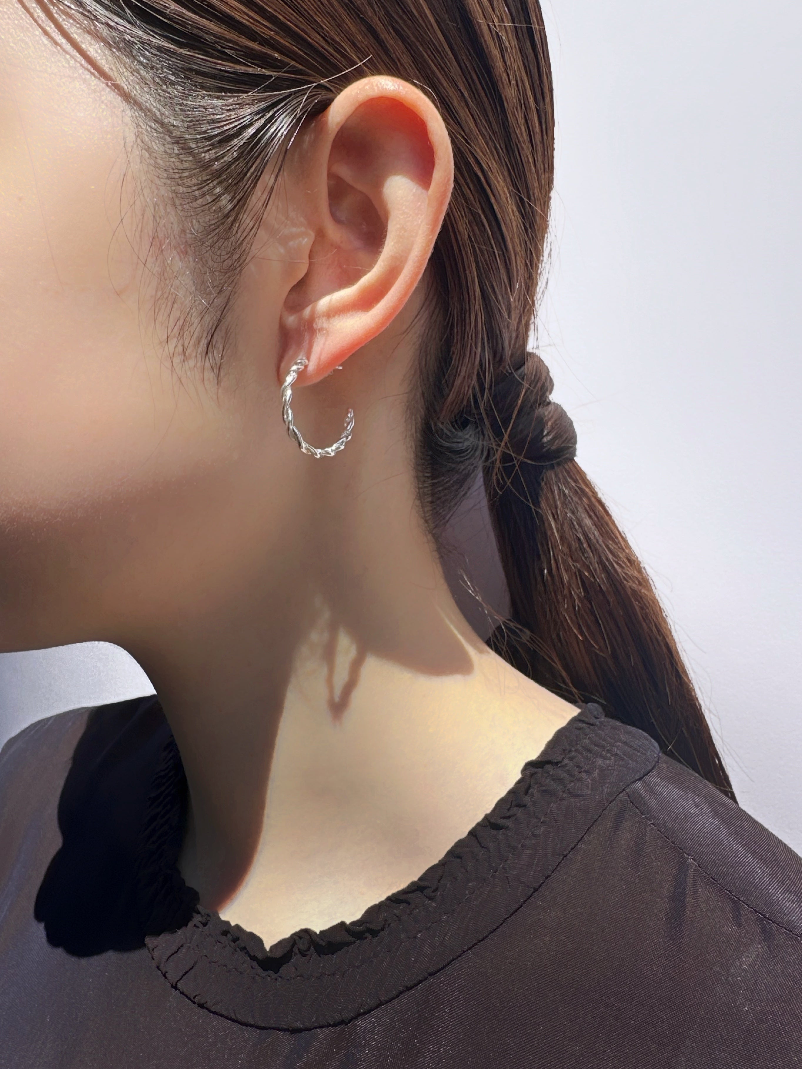 セラヴィ ピアス L／シルバー