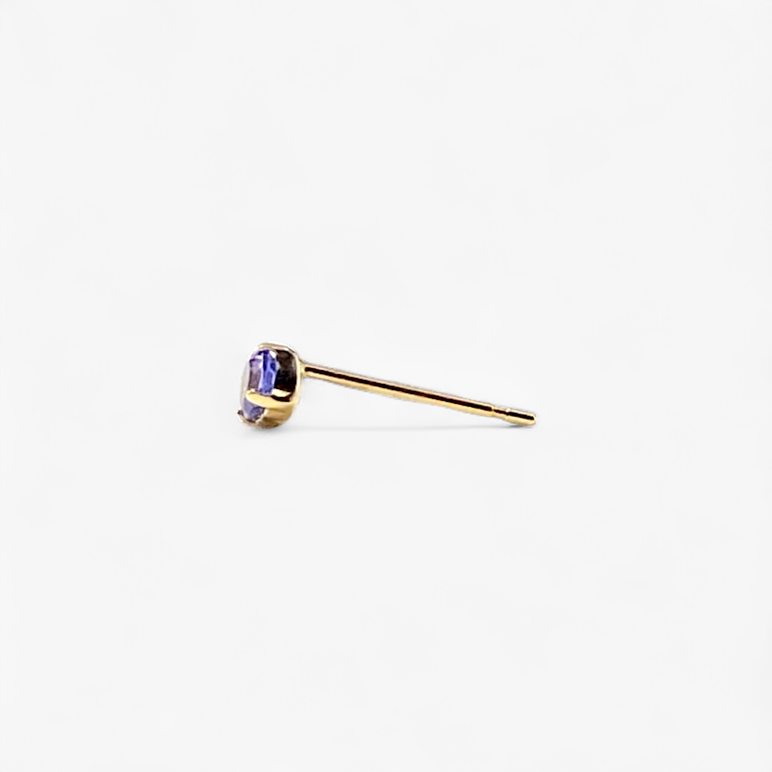 【BOX付 限定セットピアス3(タンザナイト)】スペクトラム ピアス／シルバー K10イエローゴールド タンザナイト