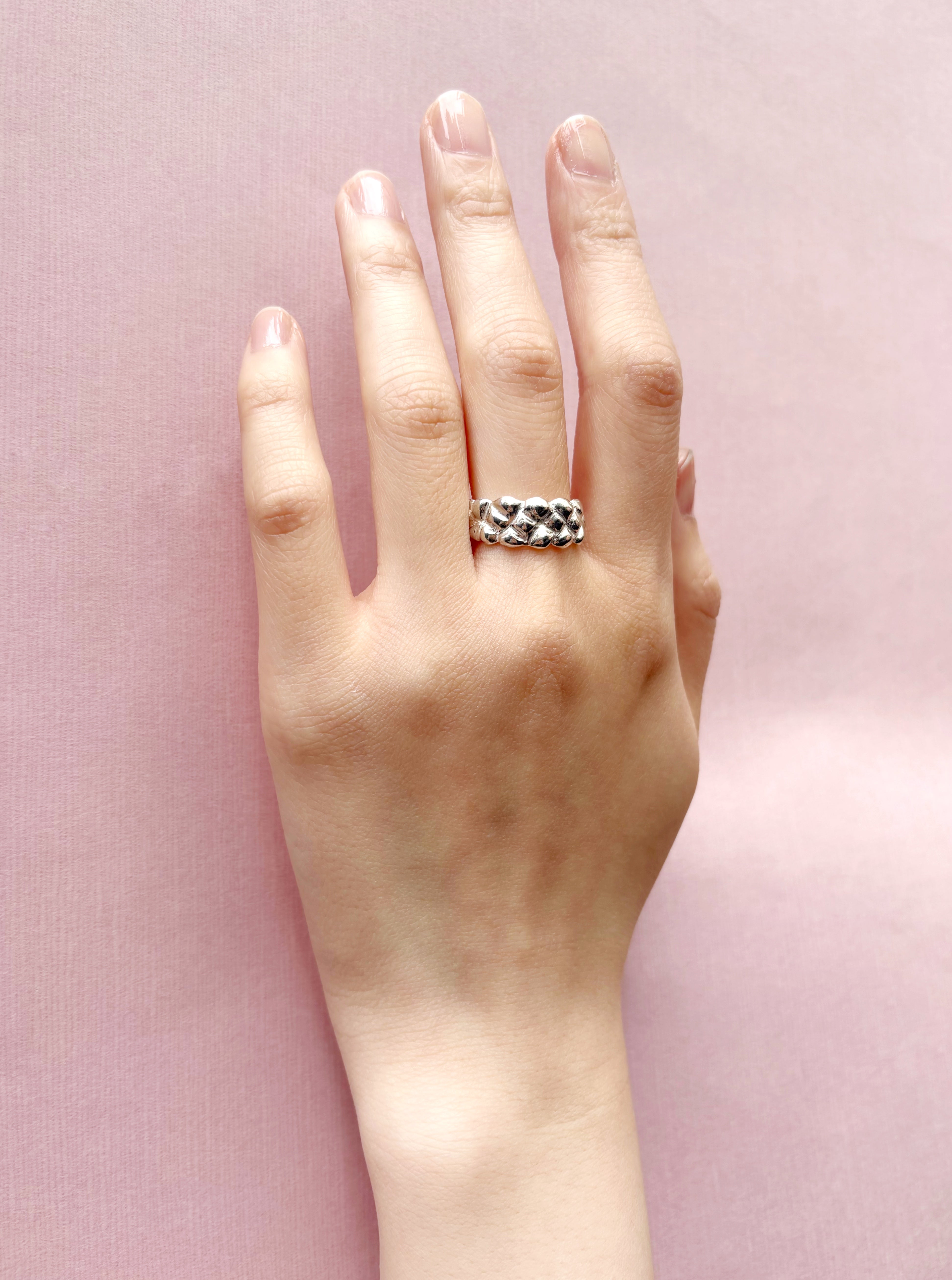 Crossing ring M/Silver