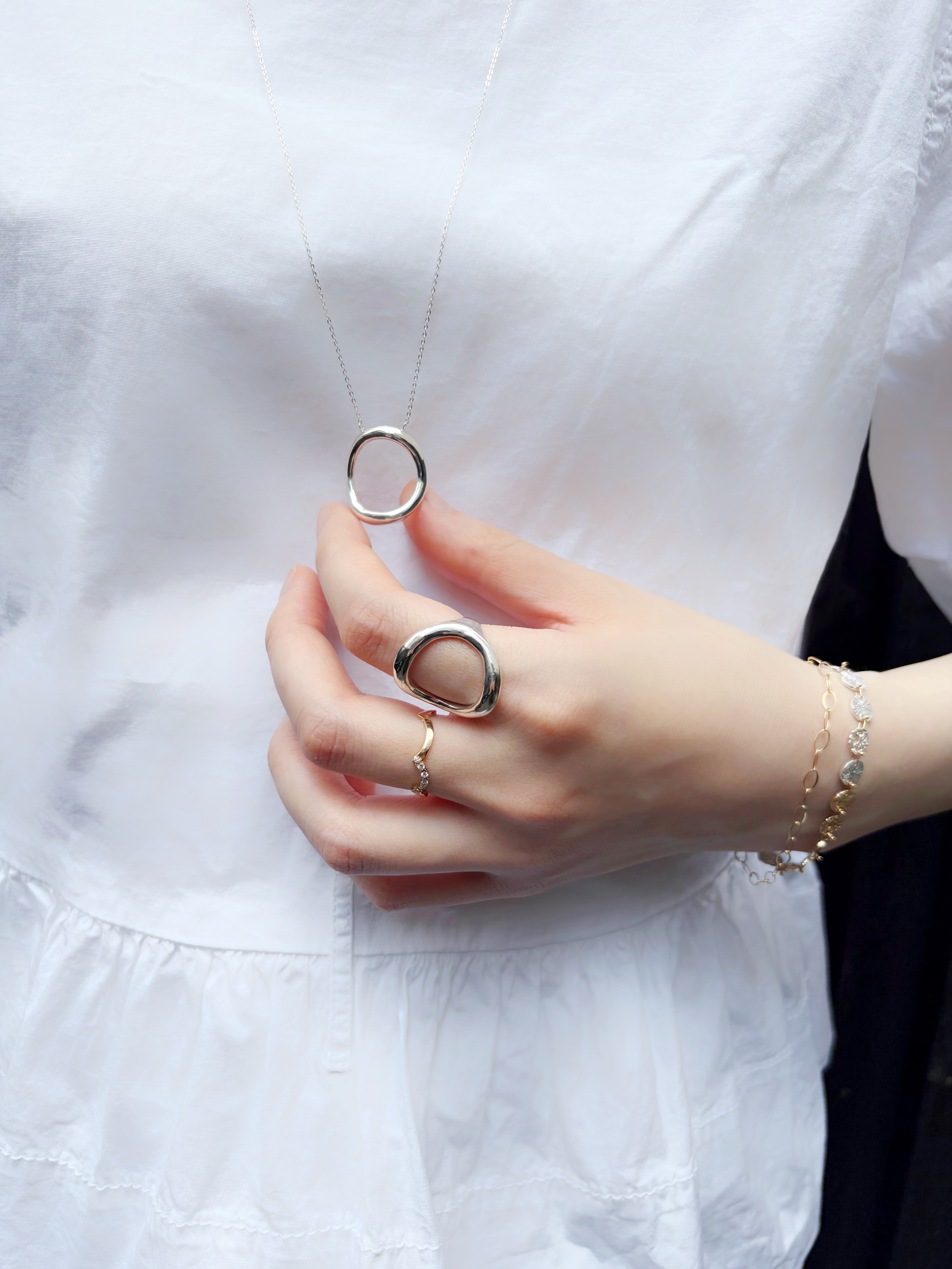 round ring/silver