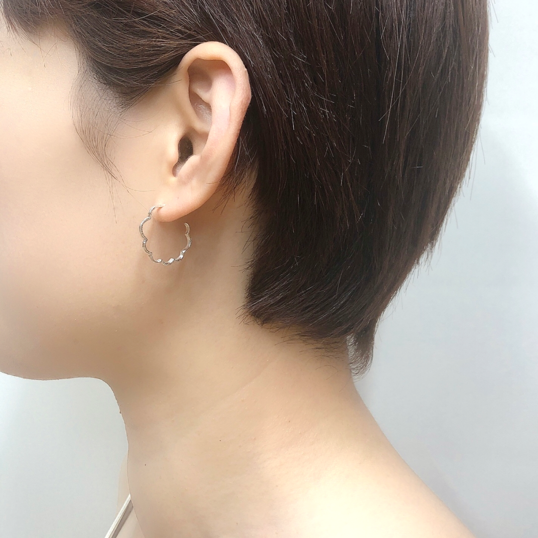 Mimosa earrings M/Silver