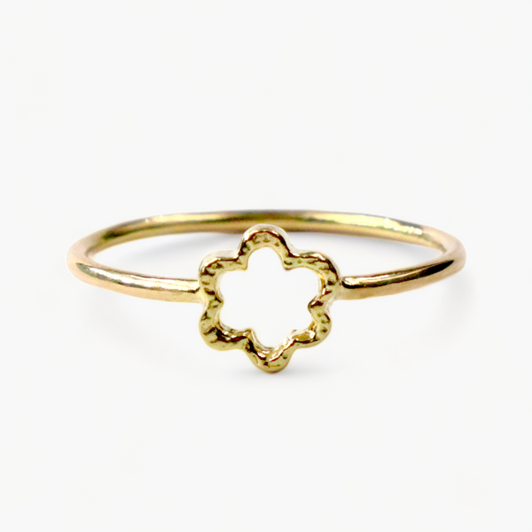 KAORU アトリエカオル リング K18 新品 KAORU アトリエカオルK18 フラットポンデサークルリング