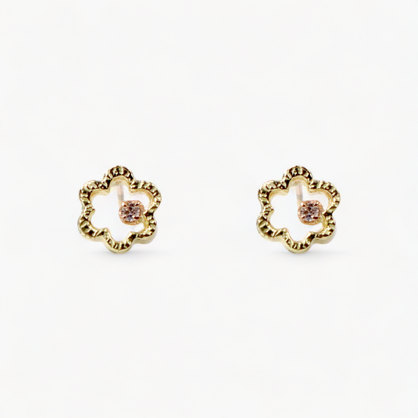 KAORU(カオル)公式｜ミモザS ピアス ダイヤモンド 18金イエロー