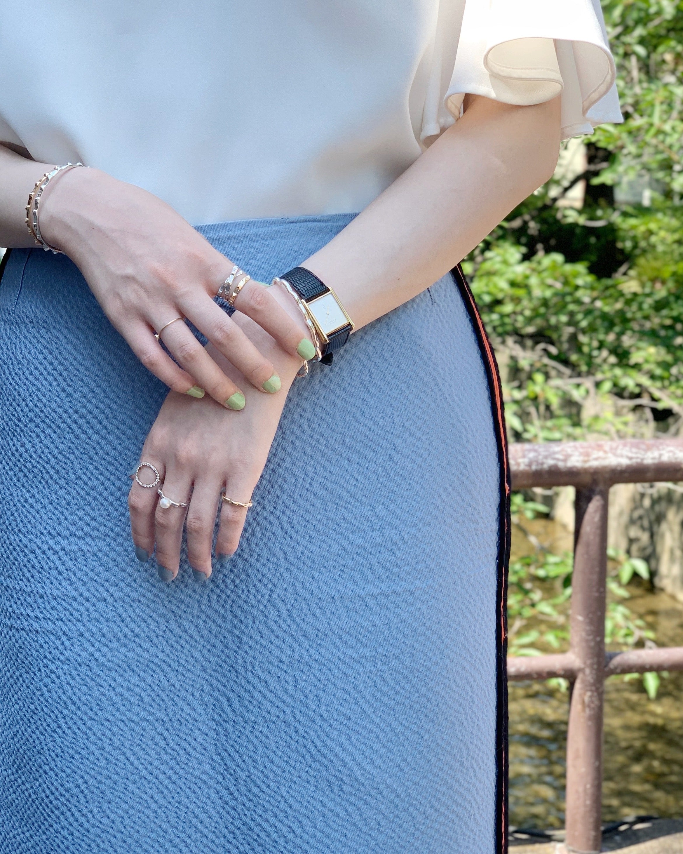 [Made to order] Round full diamond ring/K10 pink gold