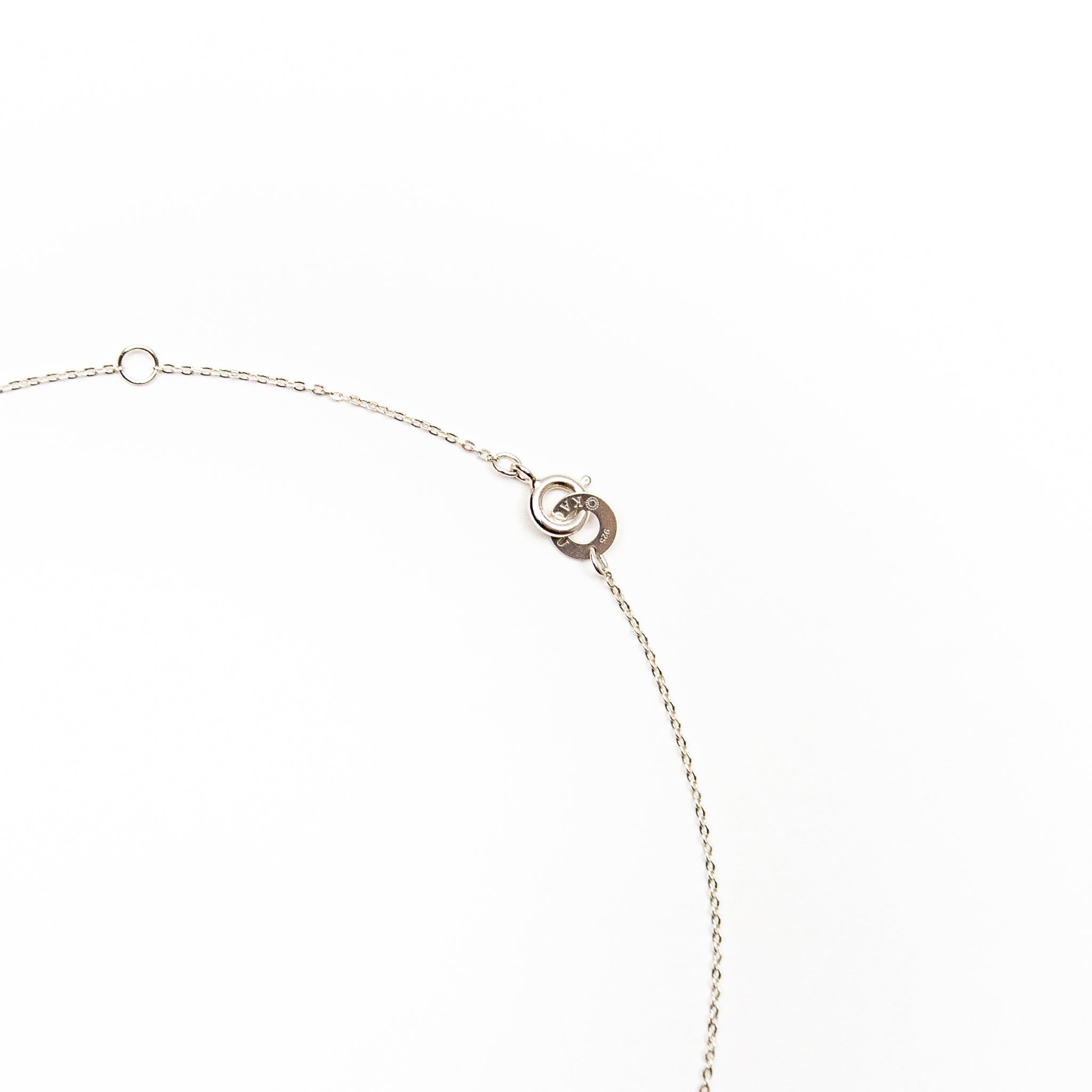 グリッター ネックレス スター／シルバー