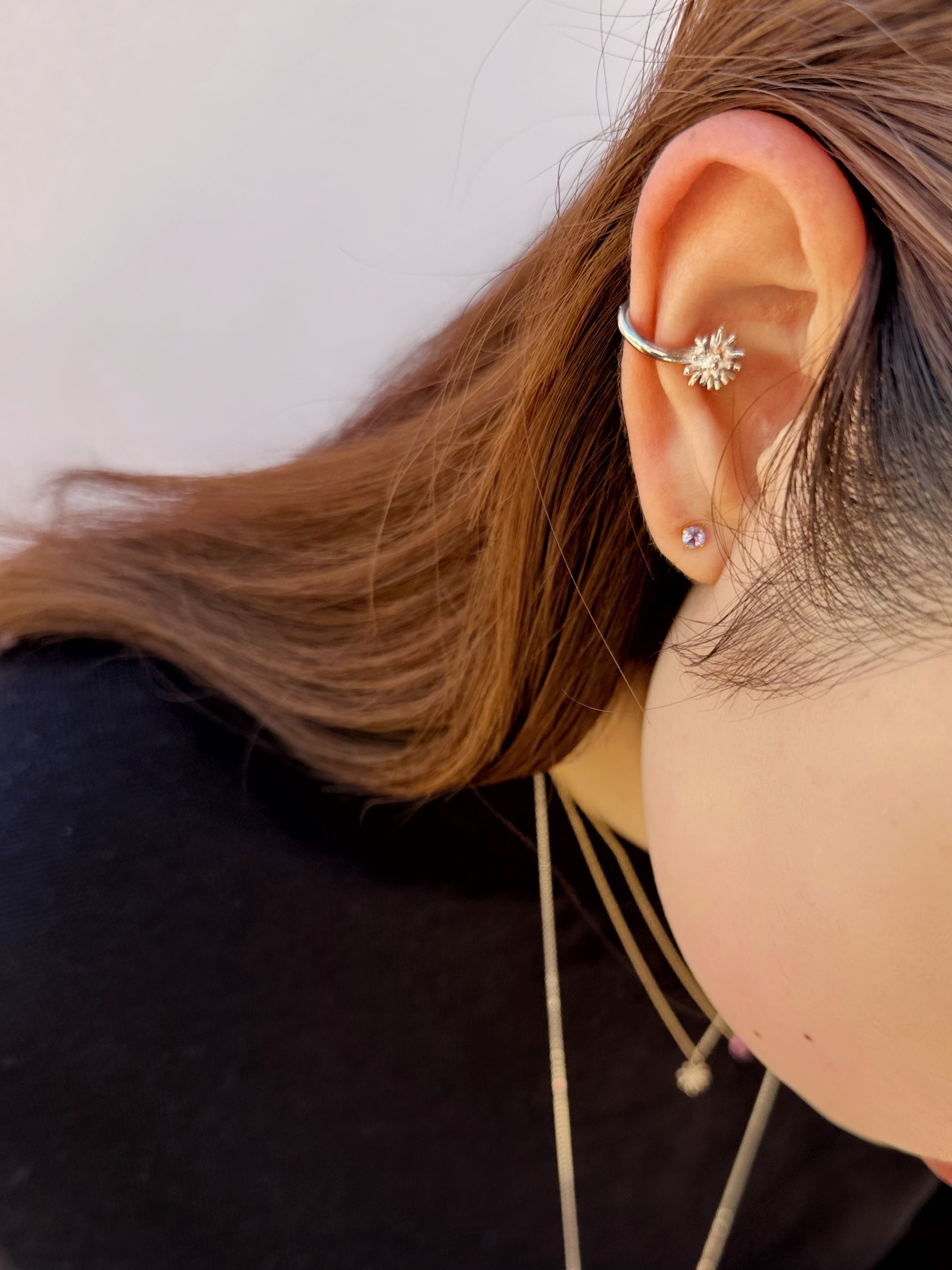 スペクトラム ピアス／K10イエローゴールド タンザナイト