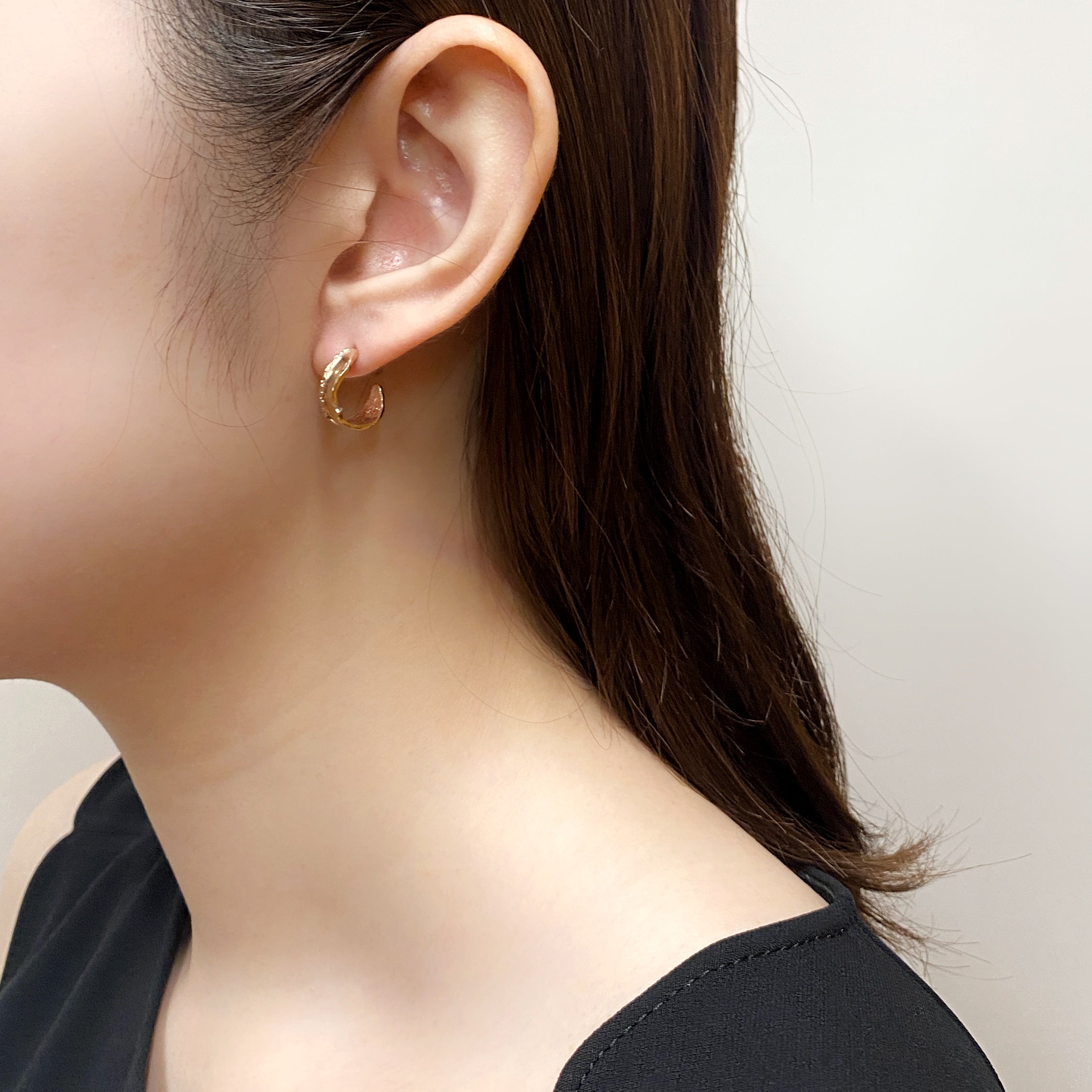 ソラリス ピアス S／K10ピンクゴールド
