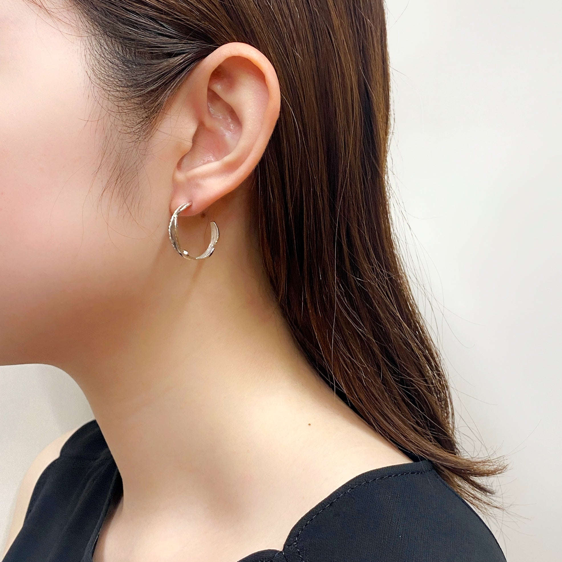 ソラリス ピアス L／シルバー