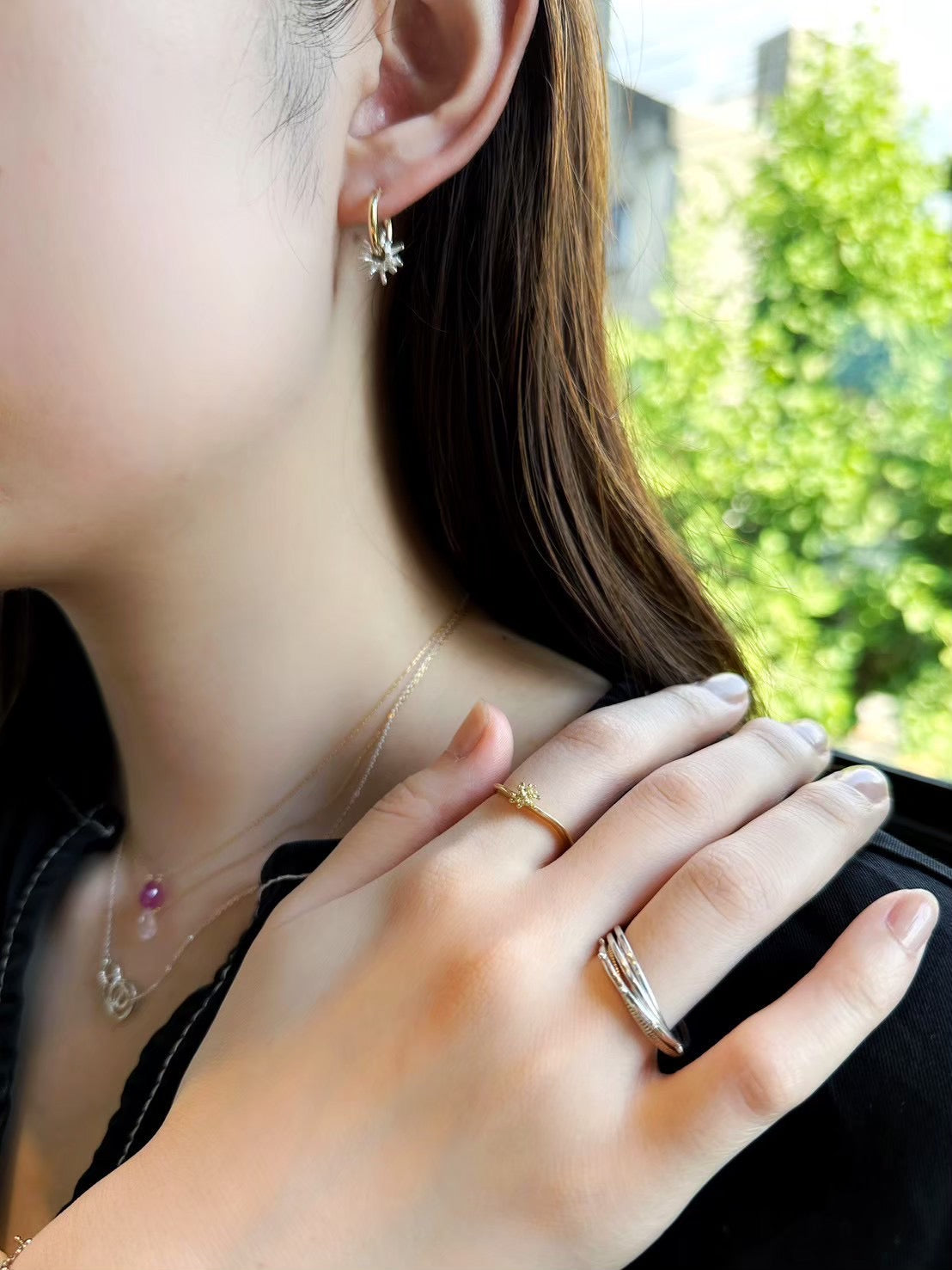 アトリエカオル　KAORU 天然石ポロリン　アイオライト　美品 公式】KAORU Online Store｜カオル オンラインストア