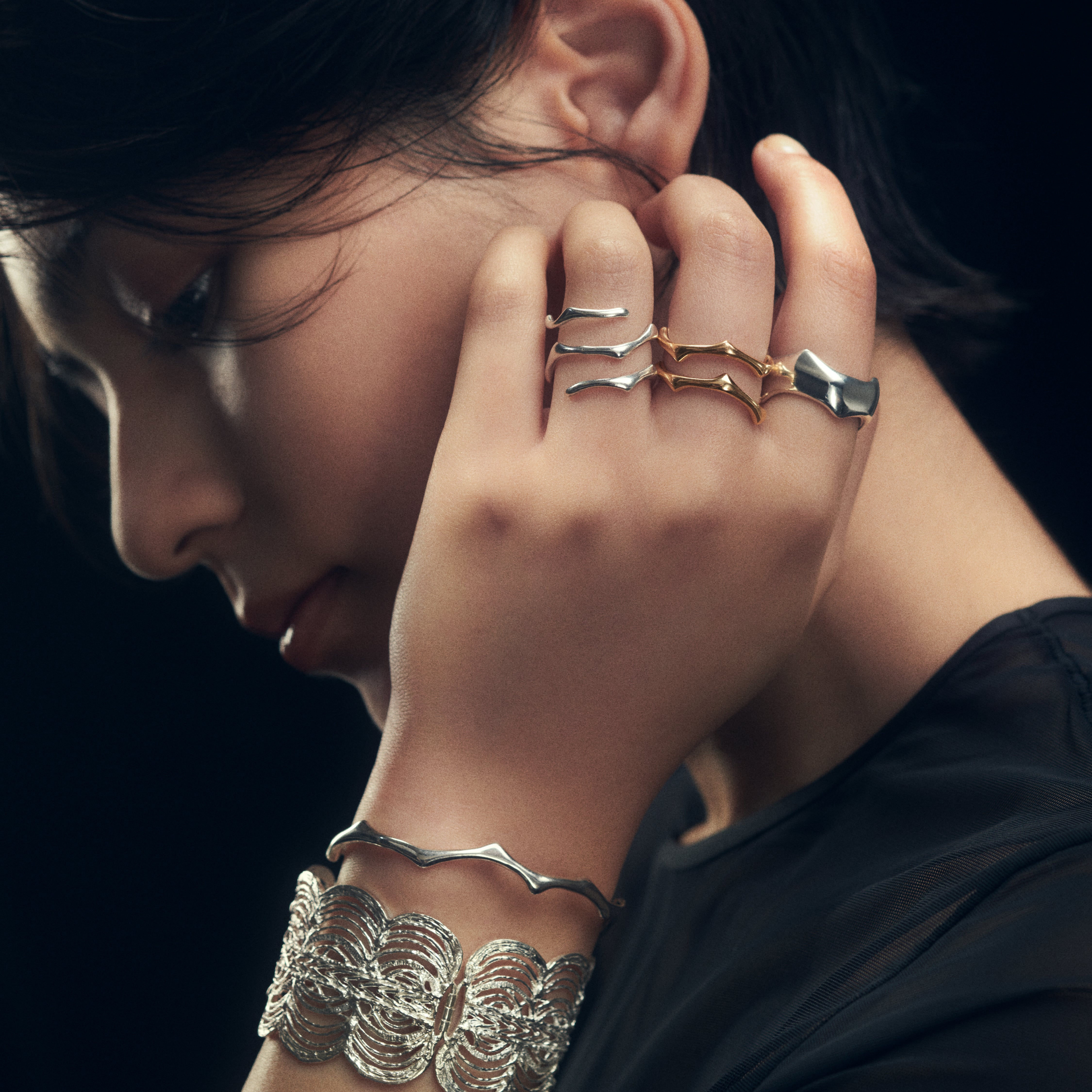 ローズ リング ／シルバー