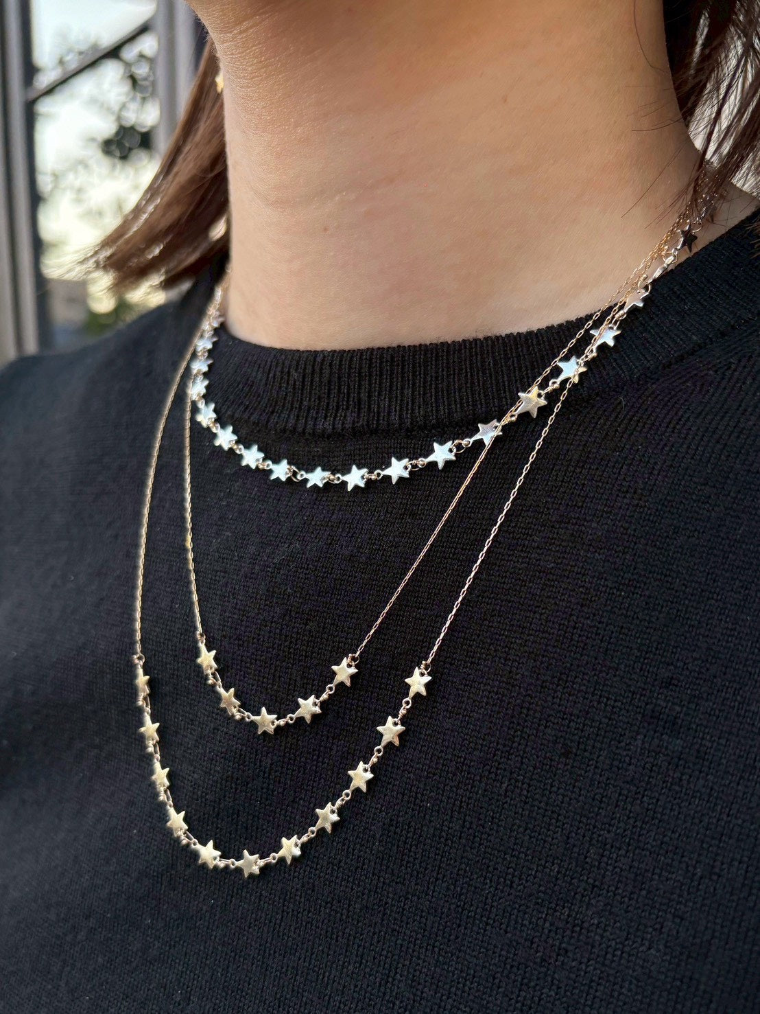 スター ネックレス ／シルバー