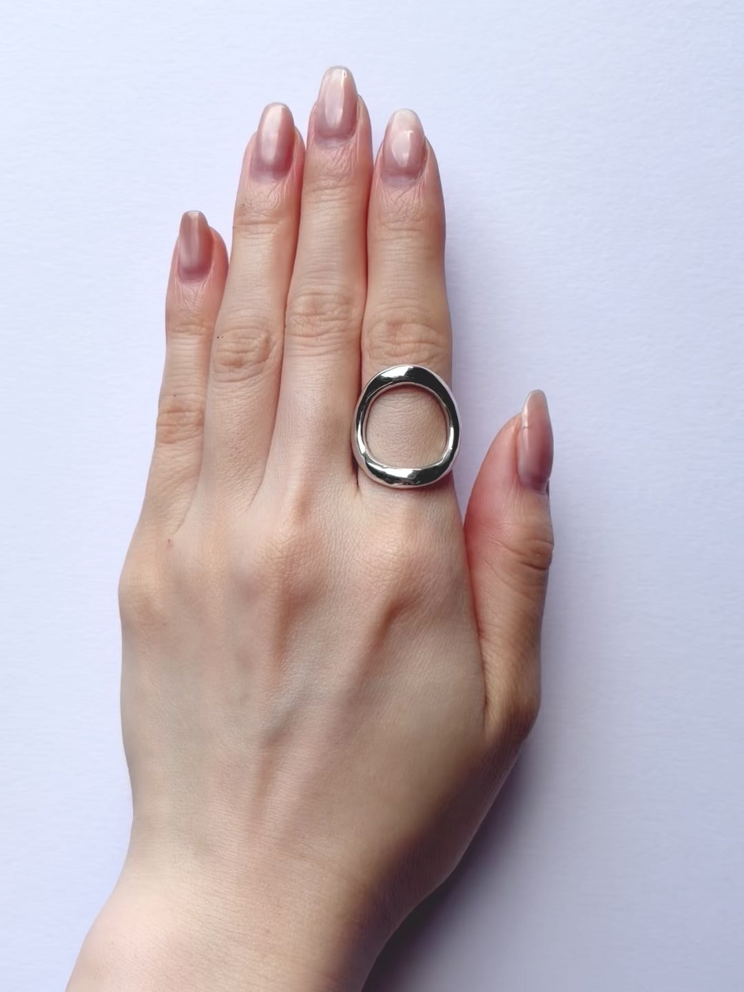 round ring/silver