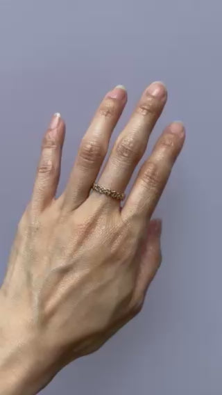 Modelo ring S/K10 pink gold