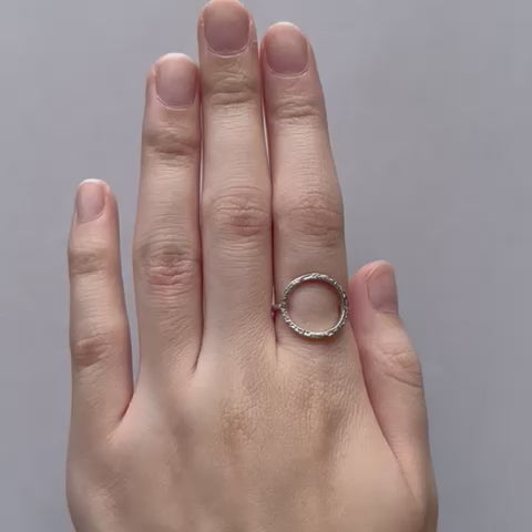 round ring/silver