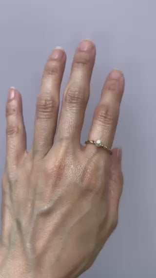 セラヴィ パール１リング／K10ピンクゴールド