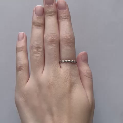 Ponde ring / silver