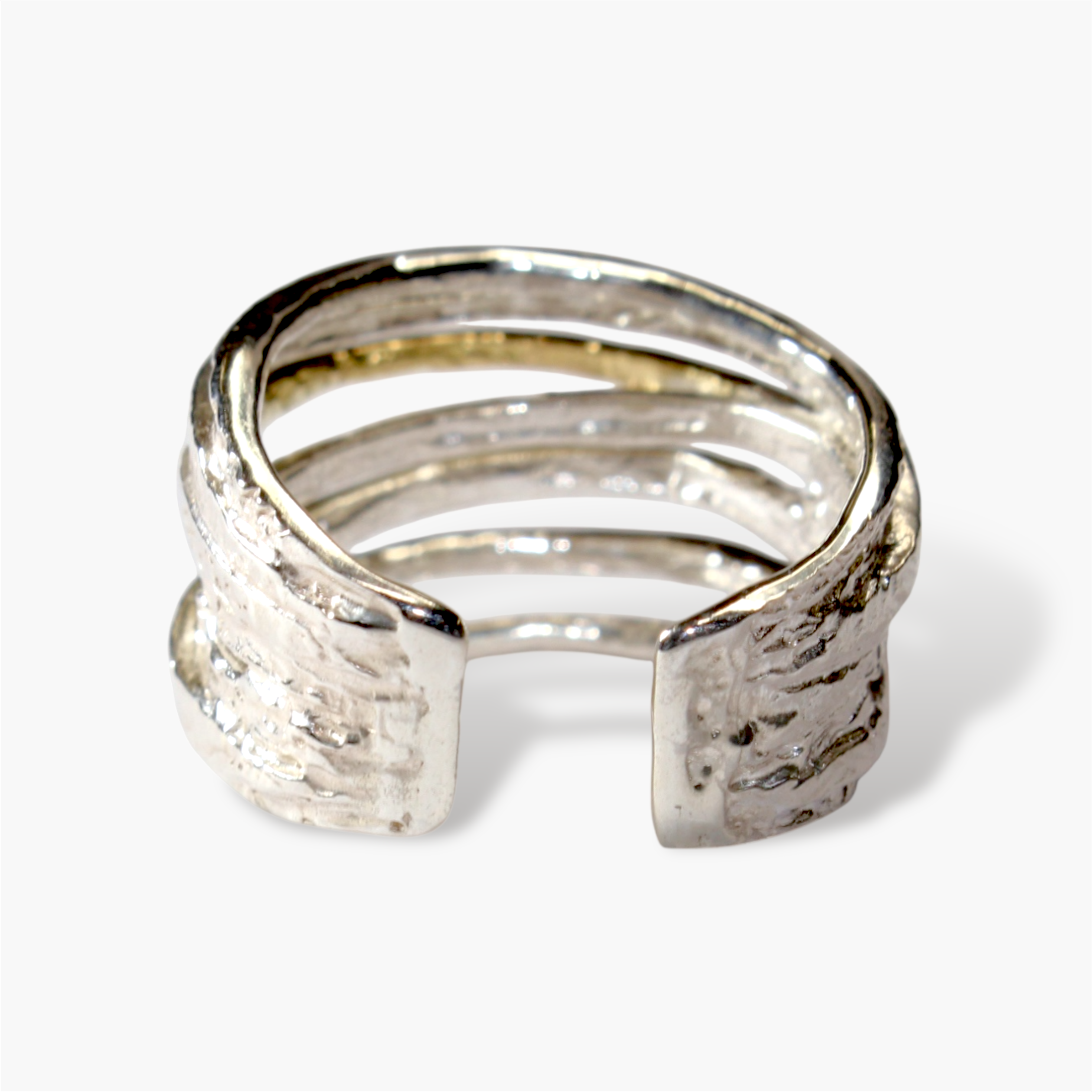 helix ring/silver