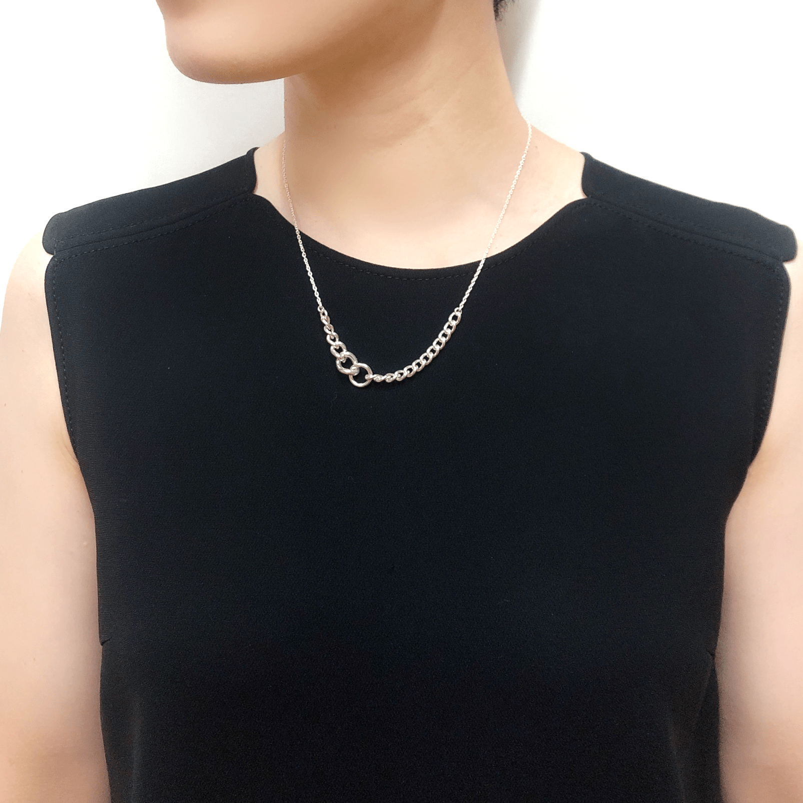 Modelo chain necklace 45/silver