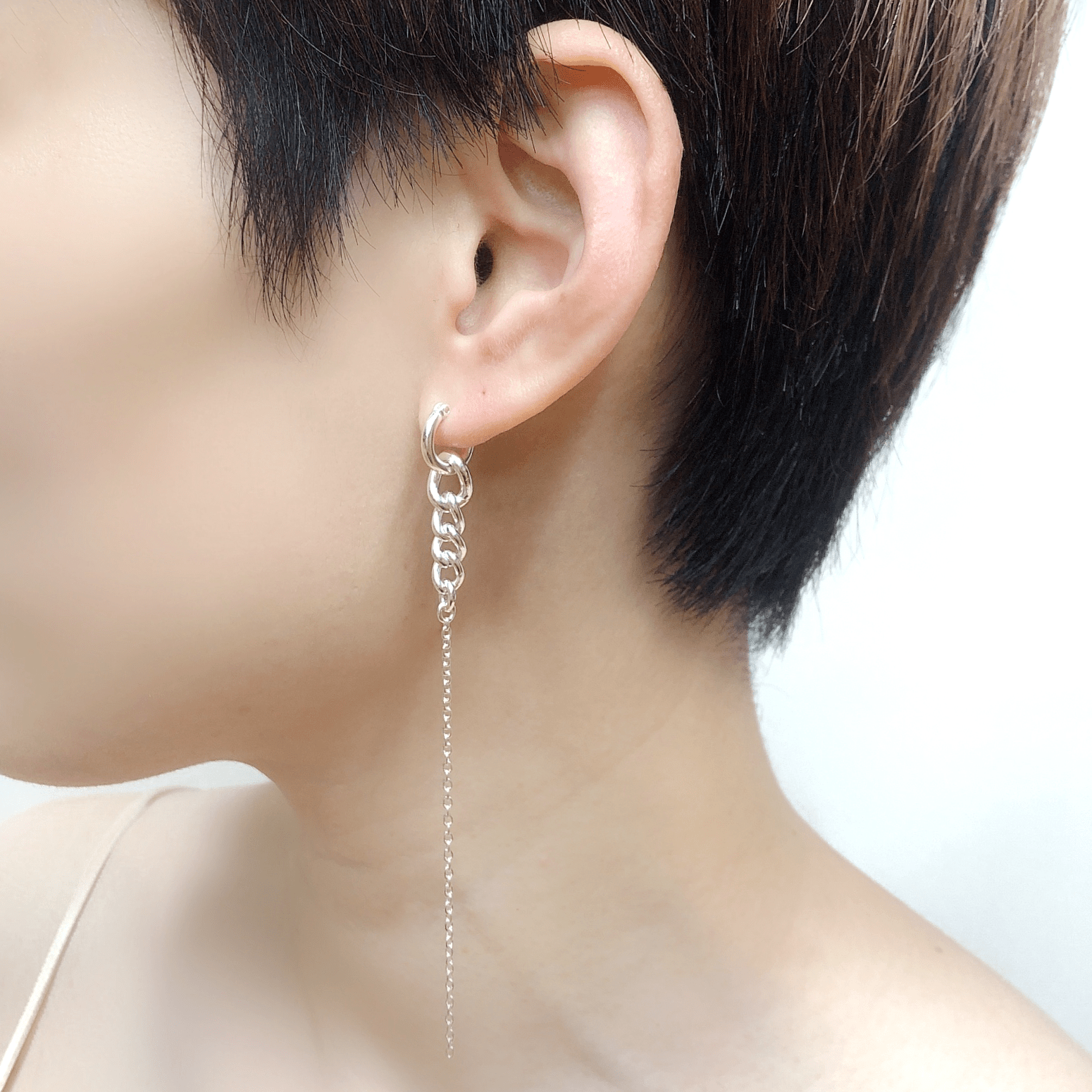 Modelo chain earrings L/silver